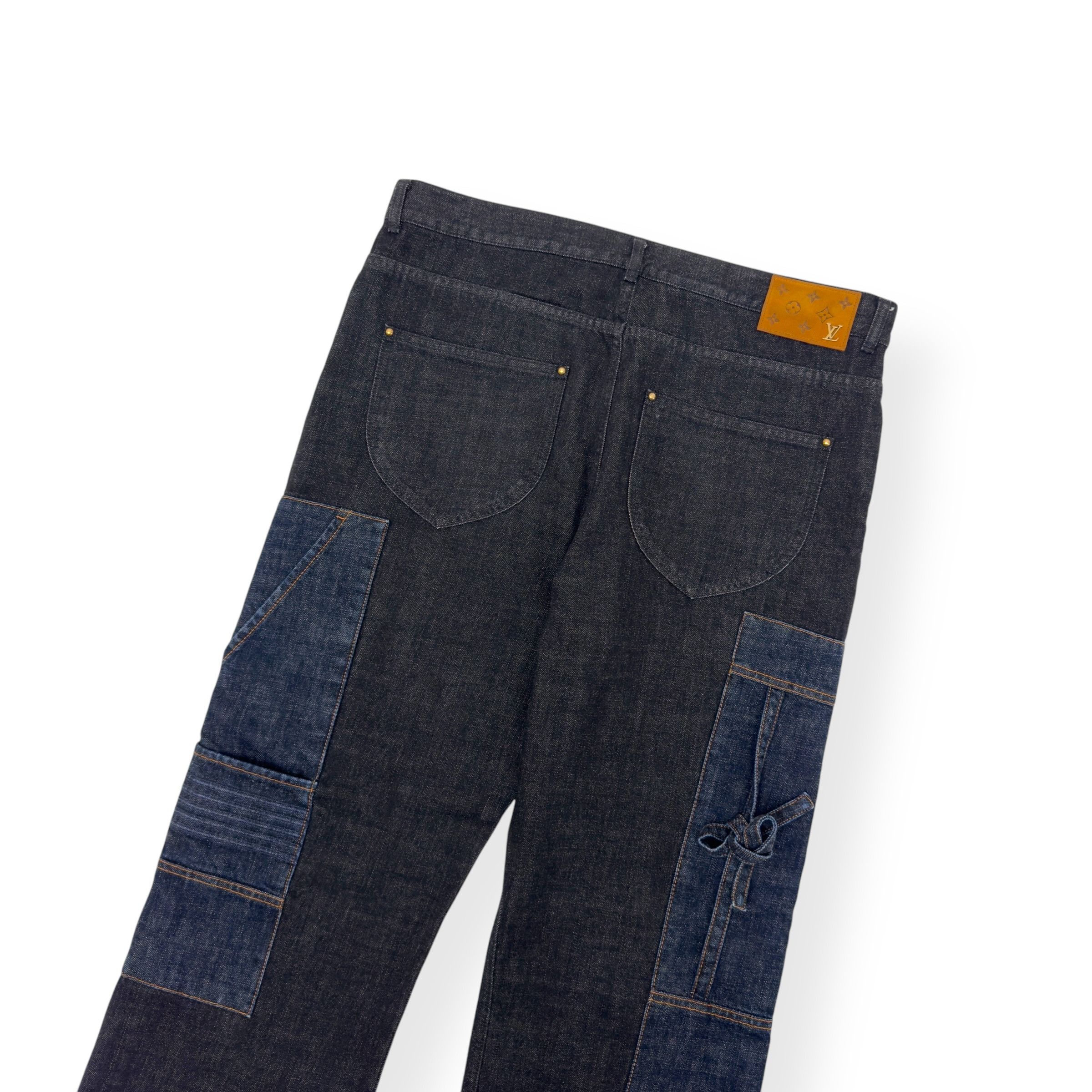 Louis Vuitton LOUIS VUITTON KARAKORAM BOW TIME DENIM JEANS INDIGO W34” Size 34" / US 12 / IT 48 - 4 Thumbnail