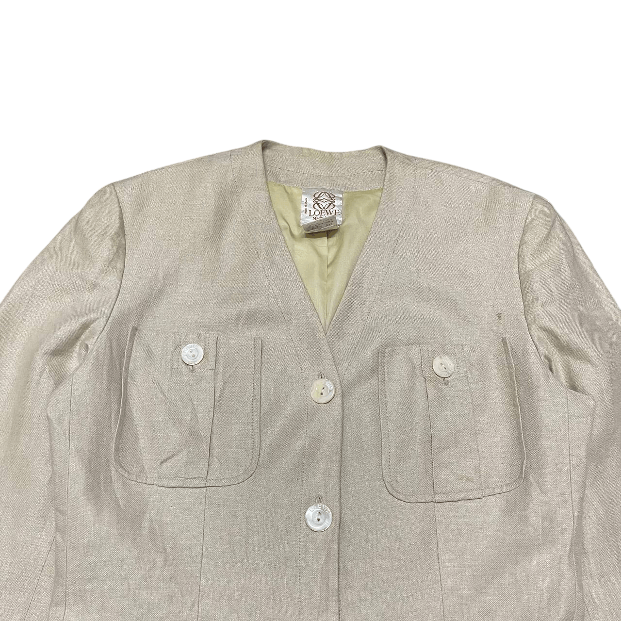 Loewe Loewe Linen Jacket Size S / US 4 / IT 40 - 2 Thumbnail