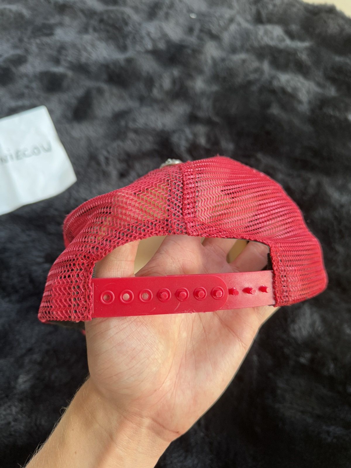 Chrome Hearts Chrome Hearts Red Trucker Size ONE SIZE - 5 Thumbnail