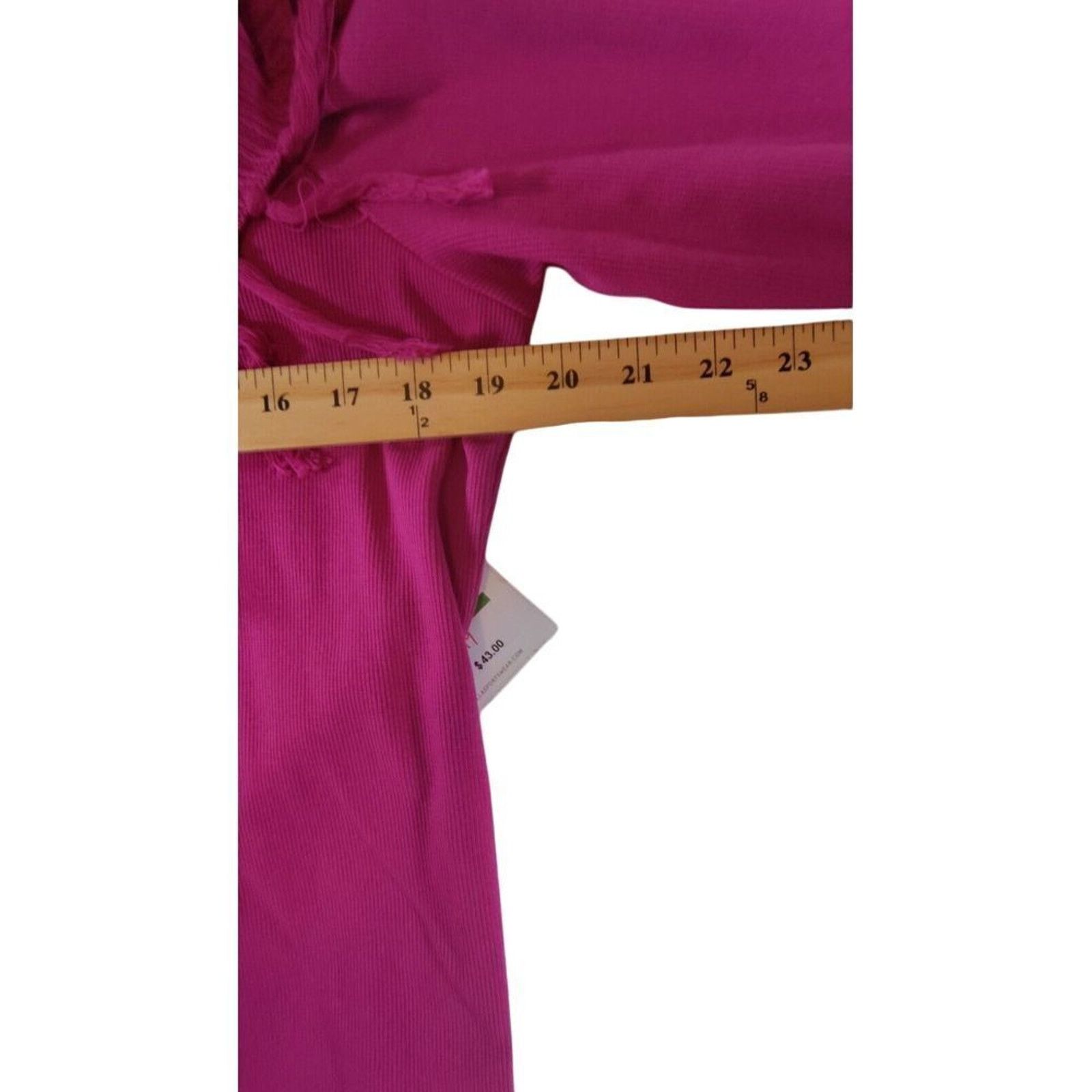 Other Rafaella Fringe Cowl Neck Sweater Magenta Petite Large Size L / US 10 / IT 46 - 4 Thumbnail