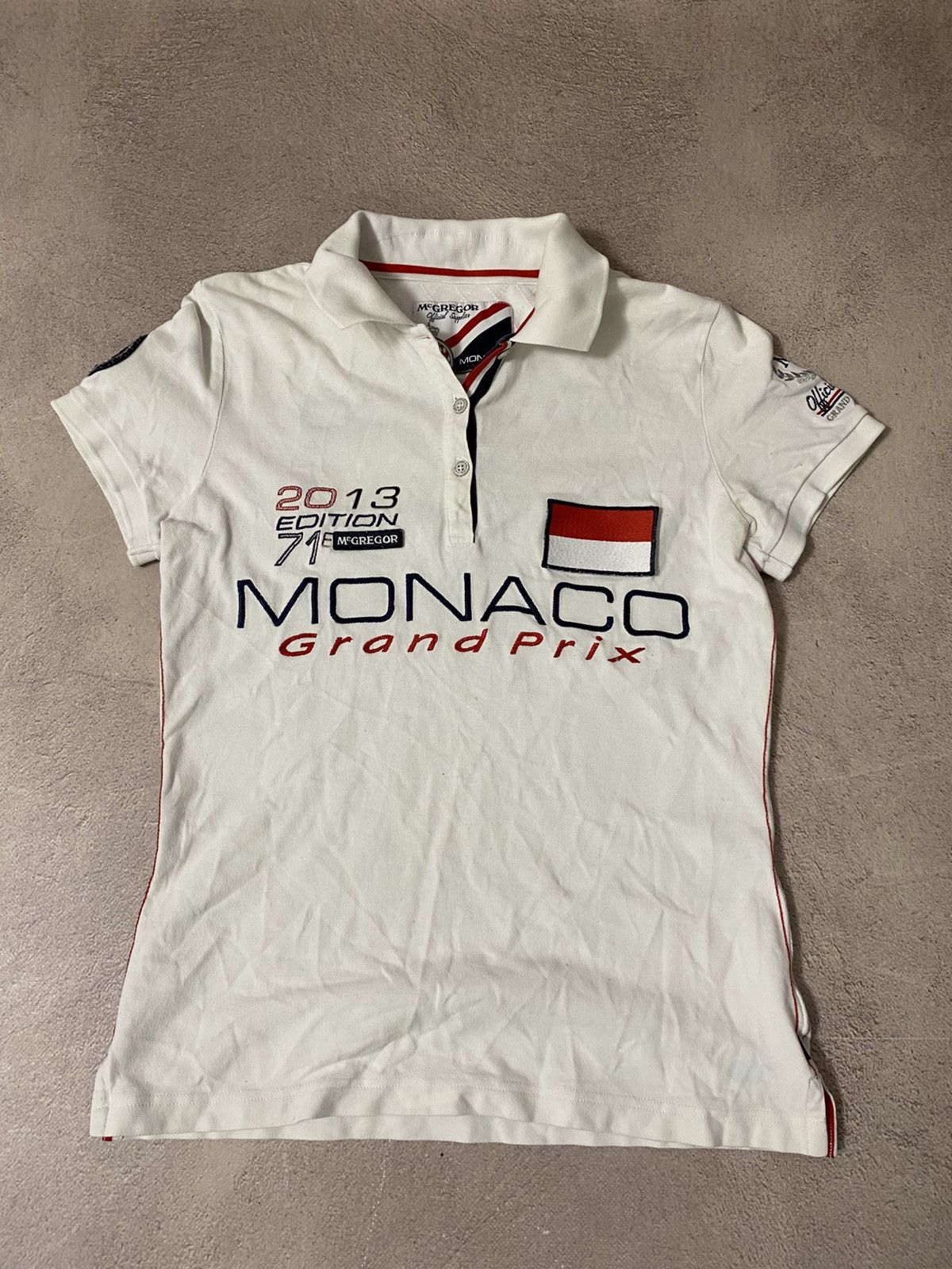 Japanese Brand Vintage Monaco Polo Ralph Lauren style Rugby Polo Size M / US 6-8 / IT 42-44 - 1 Thumbnail