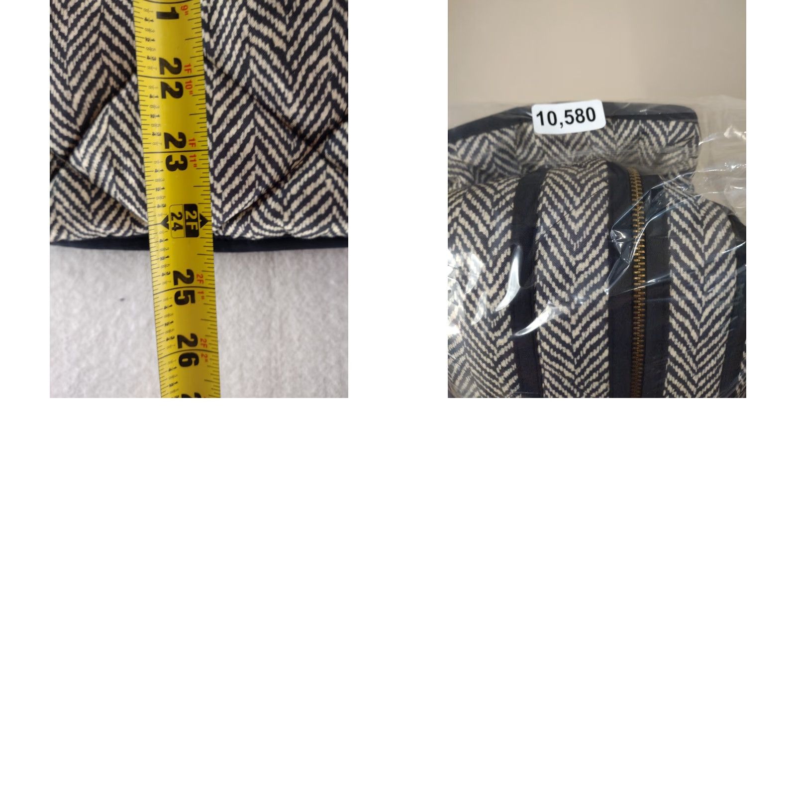 J.Crew J.CREW Vest Womens XS Herringbone Full Zip Puffer Vest Quilted Pockets Multicolor Winter Jacket Women XS Vest Size XS / US 0-2 / IT 36-38 - 9 Thumbnail