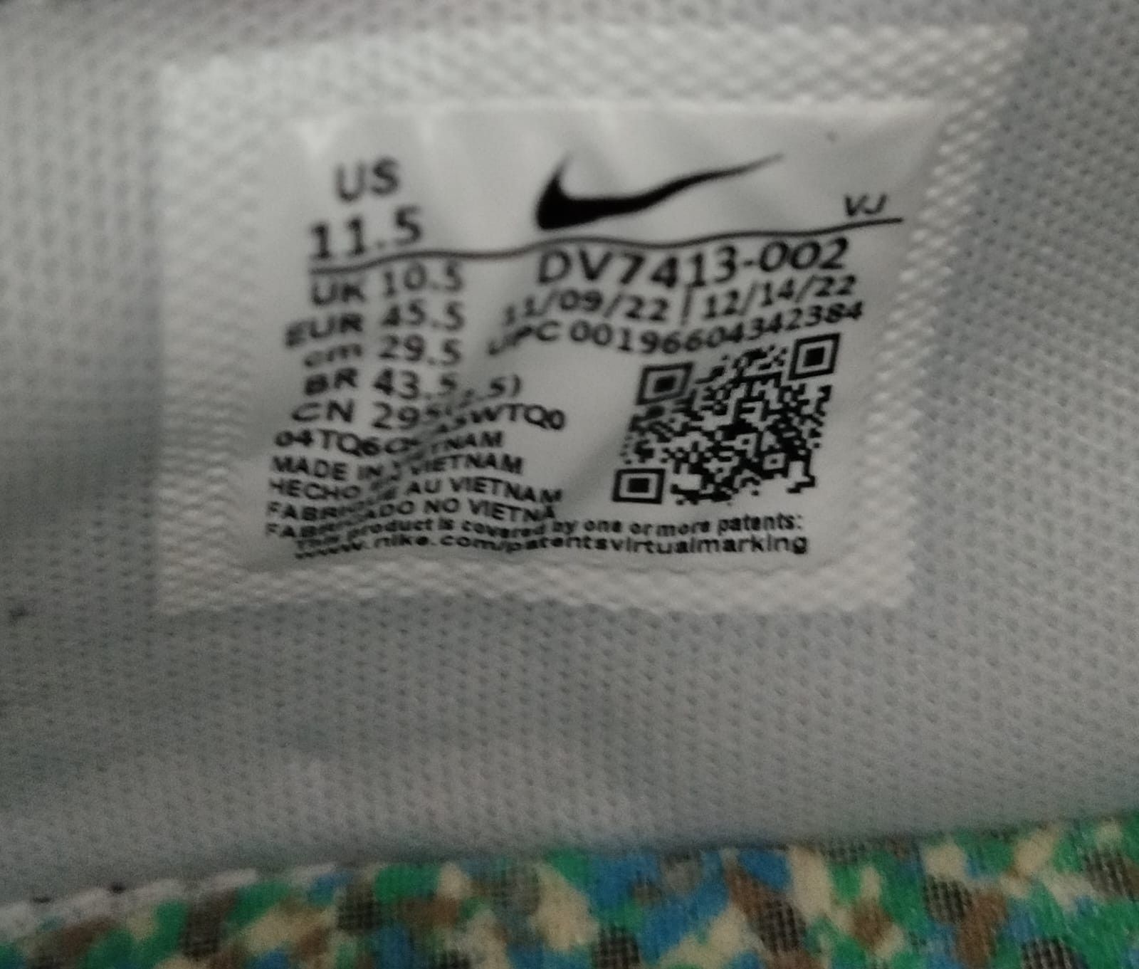 Nike Nike Air Max Terrascape 90 Pure Platinum Hyper Royal Size US 11.5 / EU 44-45 - 10 Thumbnail