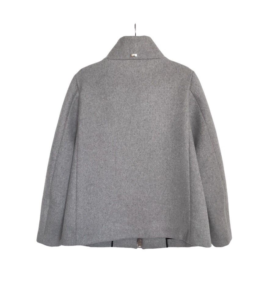 Herno Herno Women's Cashmere Zip Jacket Coat 42 Gray GA0074D Size M / US 6-8 / IT 42-44 - 2 Thumbnail