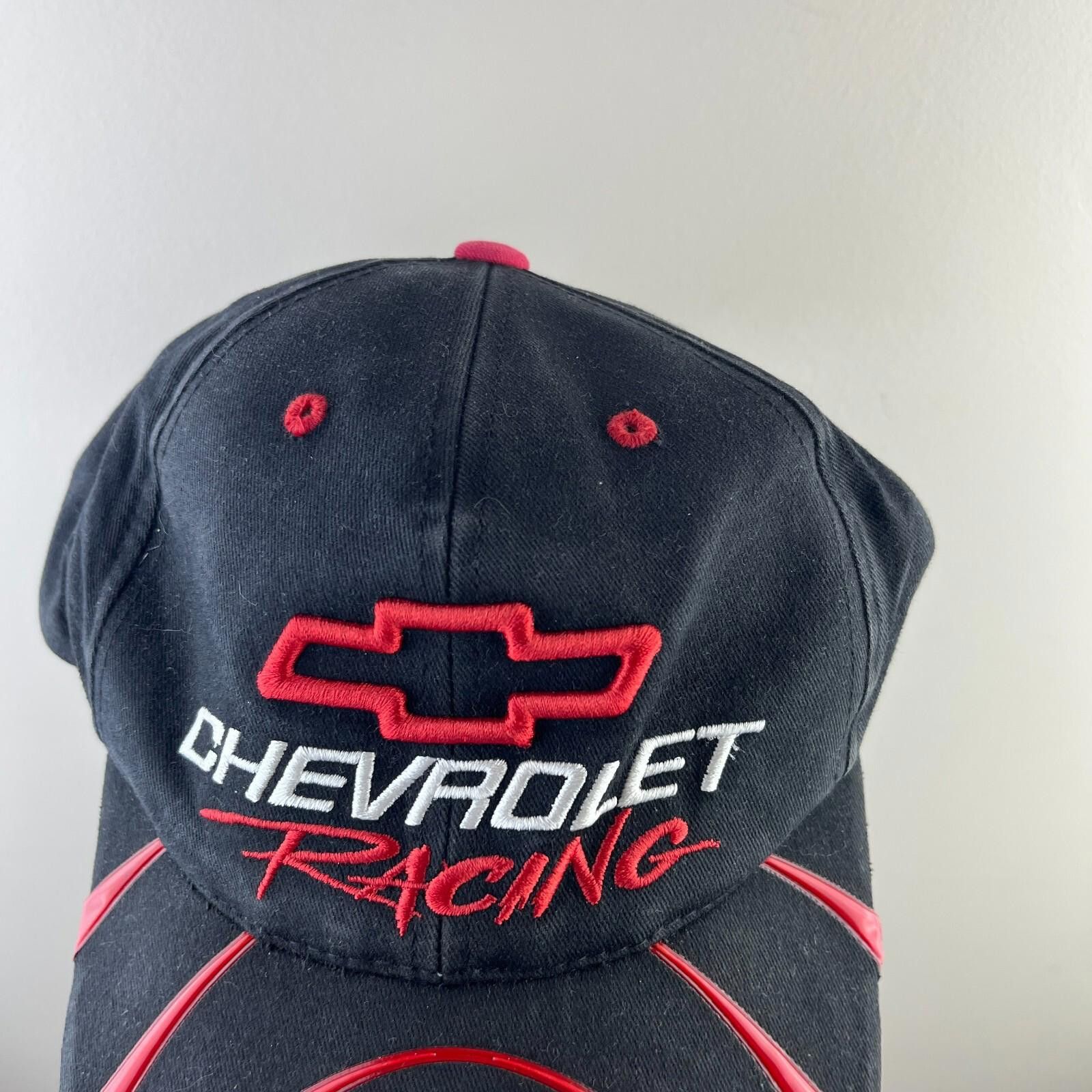 Chevrolet Vintage Y2K Chevrolet Racing NASCAR Strap Back Hat Size ONE SIZE - 2 Thumbnail