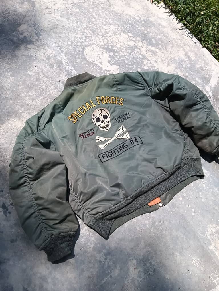 Vintage special forces 84 bomber flight jacket