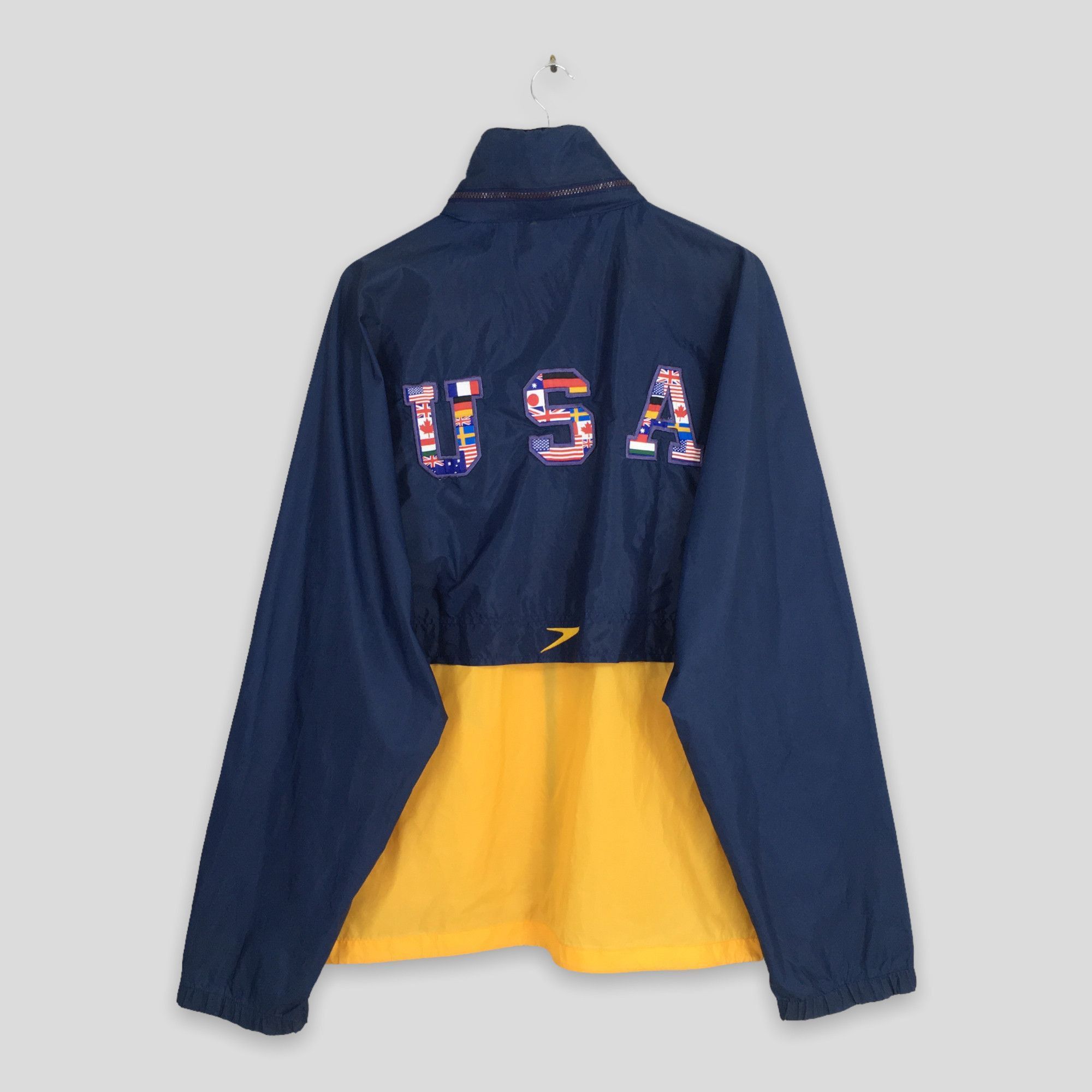 Speedo Vintage Speedo Usa Windbreaker Jacket Medium Size US M / EU 48-50 / 2 - 9 Thumbnail