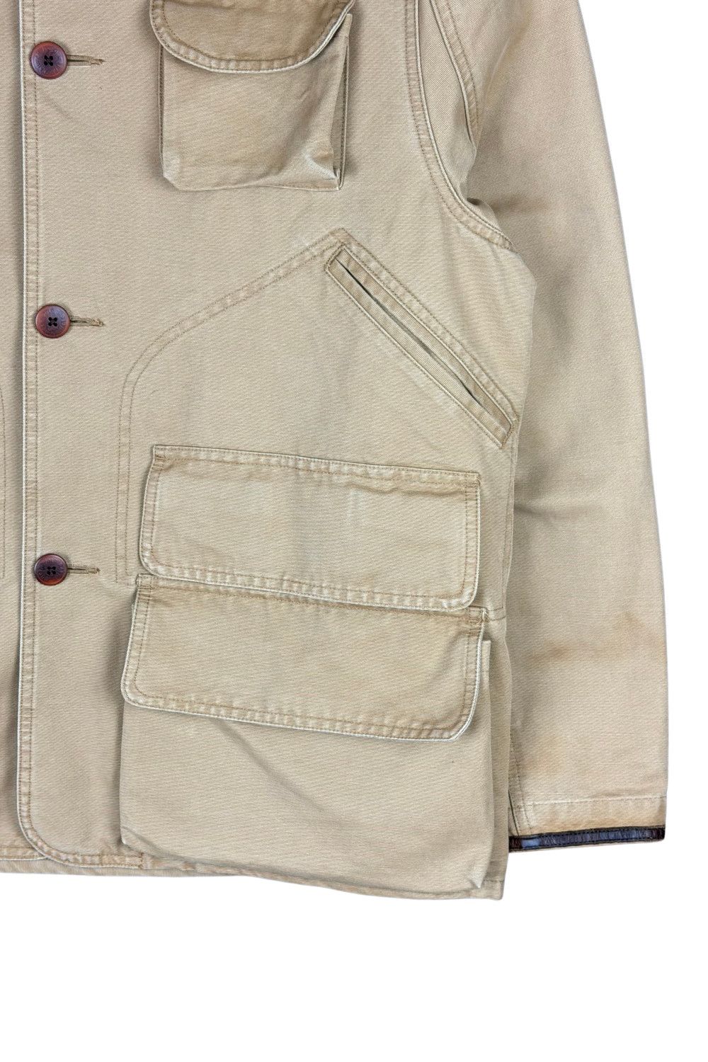 Polo Ralph Lauren Heavy Canvas Wool Lined Hunting Jacket Size US M / EU 48-50 / 2 - 8 Thumbnail