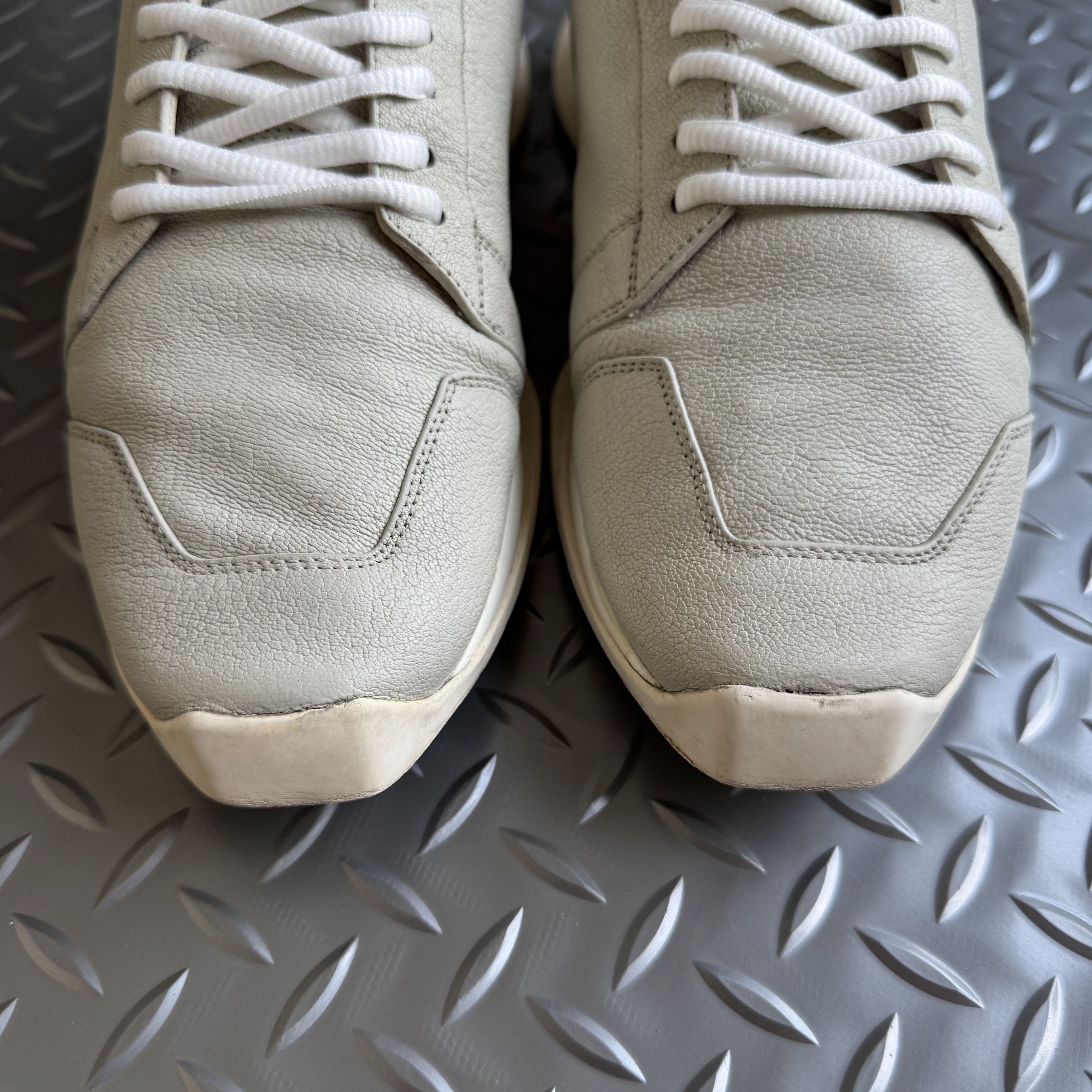 Rick Owens Rick Owens Oblique Runner Sneakers Size US 6.5 / EU 39-40 - 3 Thumbnail