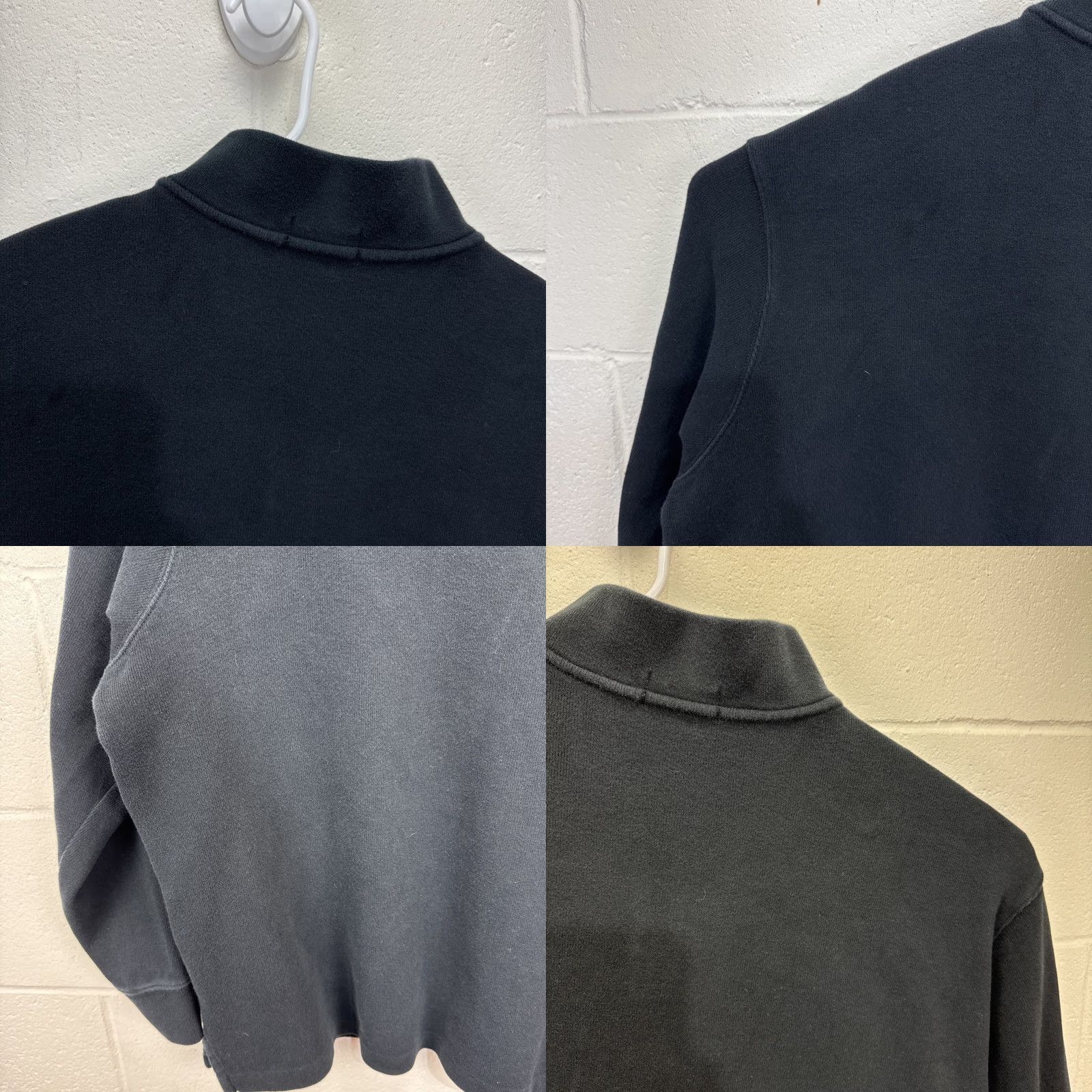 Ralph Lauren Polo Ralph Lauren Mens Black Long Sleeve 1/4 Zip Ribbed Pullover Sweater 2XB Big Size US XXL / EU 58 / 5 - 9 Thumbnail