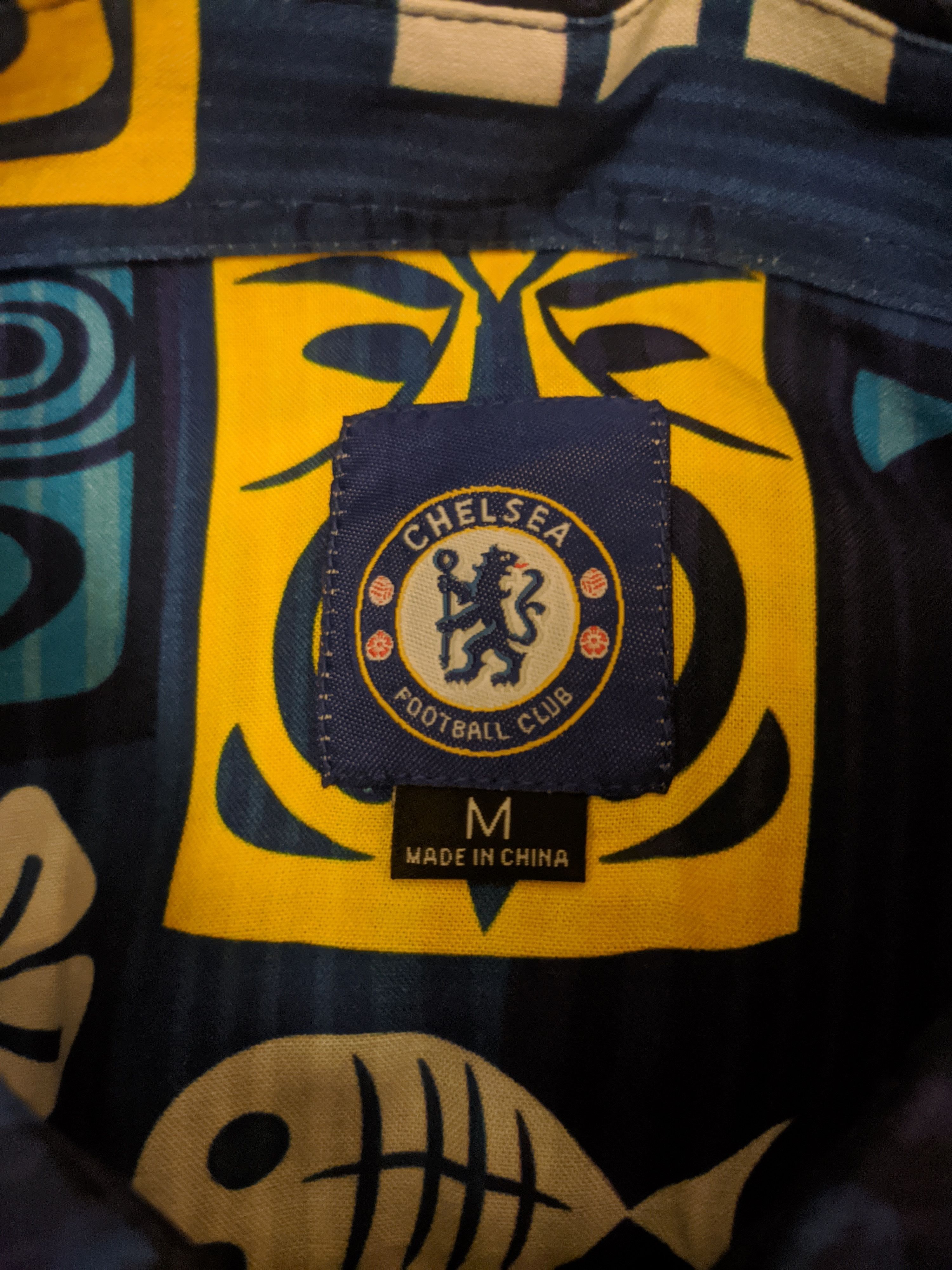 Chelsea Soccer Chelsea FC Viscose Button Up Shirt Size US M / EU 48-50 / 2 - 8 Thumbnail