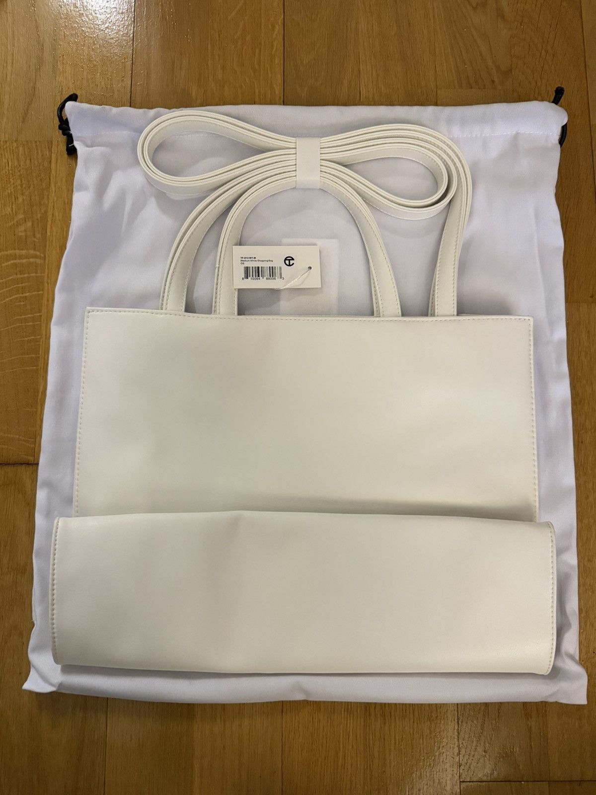 Telfar Medium white shopping bag Size ONE SIZE - 2 Thumbnail