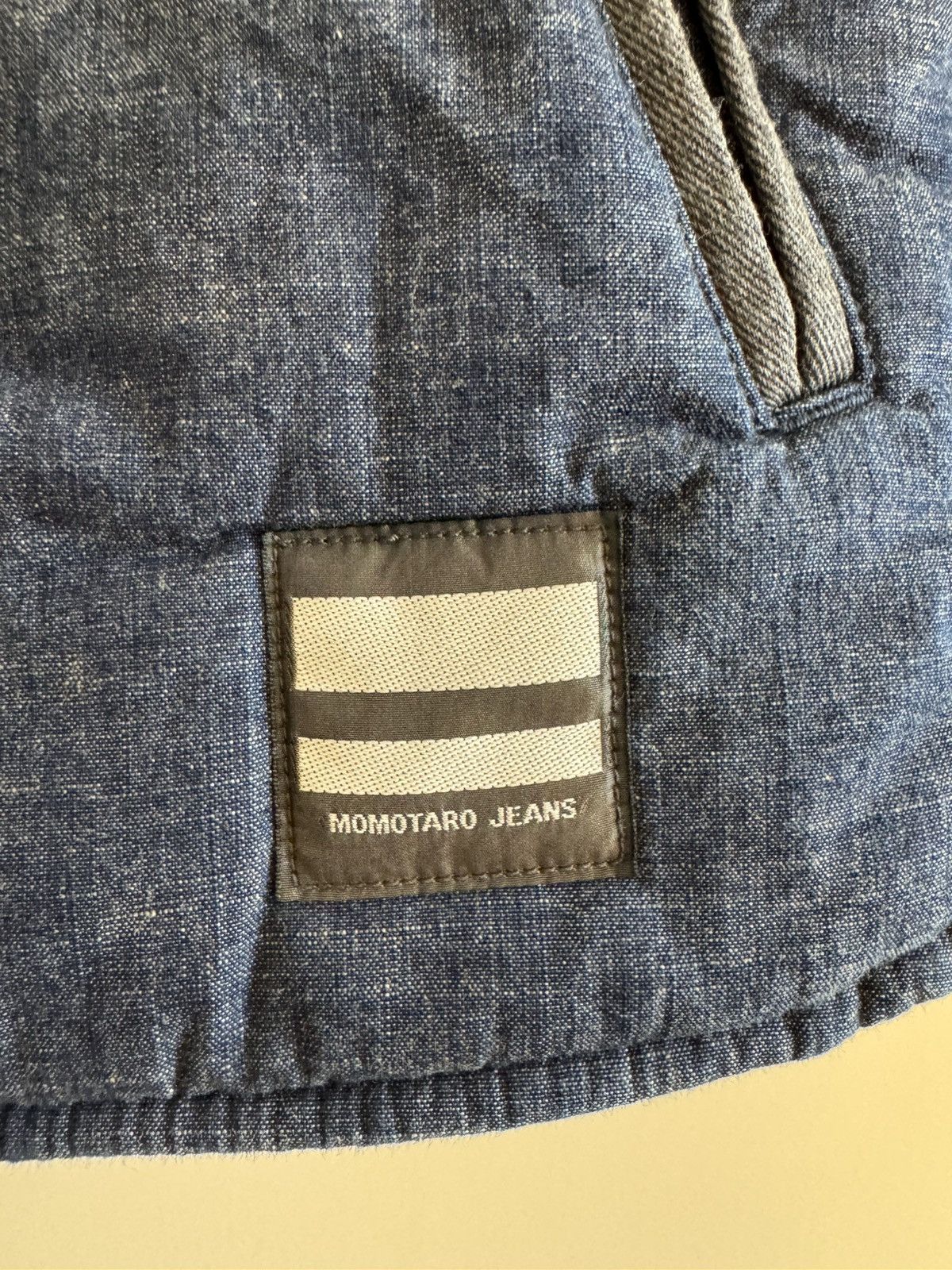Momotaro Jeans Momotaro Chambray Padding Vest - SV011-4 Size US XS / EU 42 / 0 - 6 Thumbnail