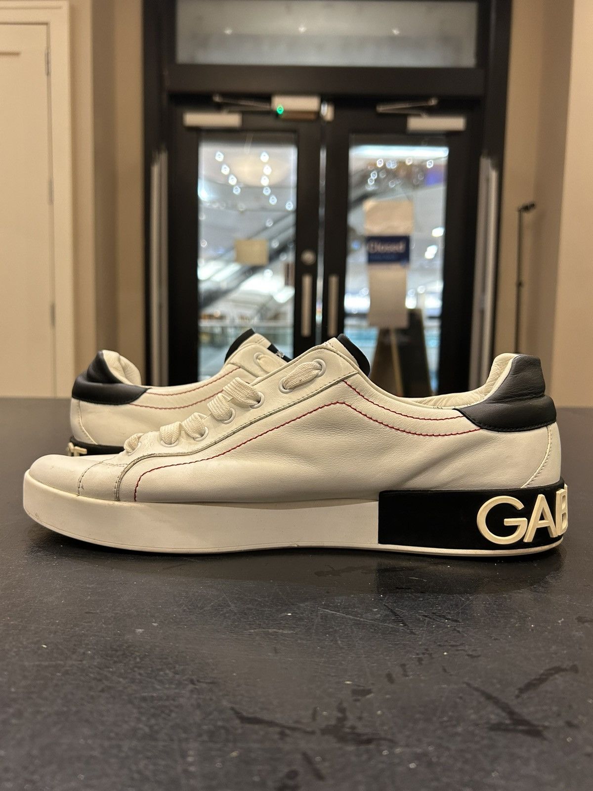 Dolce & Gabbana Dolce & Gabbana Portofino Sneaker - White Size US 11 / EU 44 - 4 Thumbnail