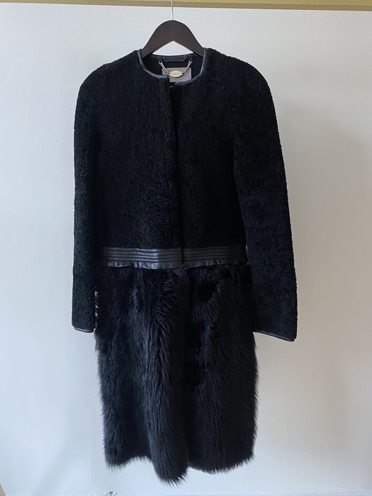 Mulberry Mulberry Fur Leather Shearling Coat | Grailed