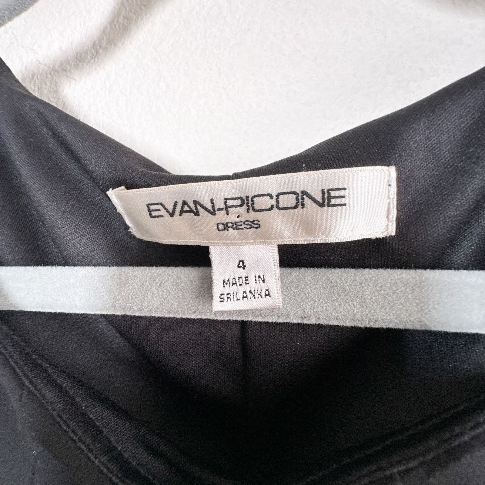 Evan Picone Vintage Evan Picone Black Chiffon Ruffle Fit & Flare Dress 4 Size S / US 4 / IT 40 - 3 Thumbnail