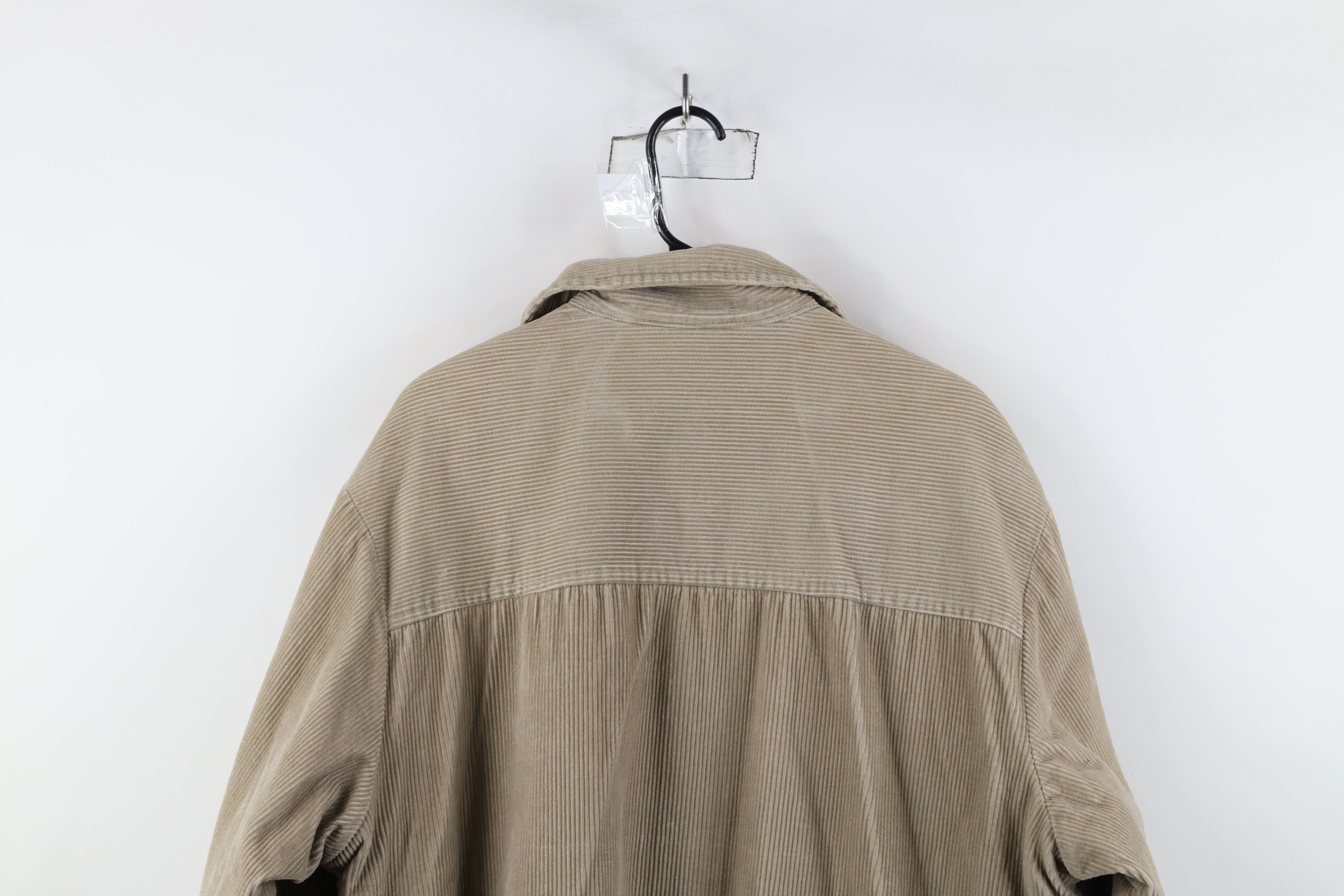 Vintage Vintage 90s Streetwear Lined Corduroy Shirt Jacket Jac Shirt Size US XXL / EU 58 / 5 - 15 Thumbnail