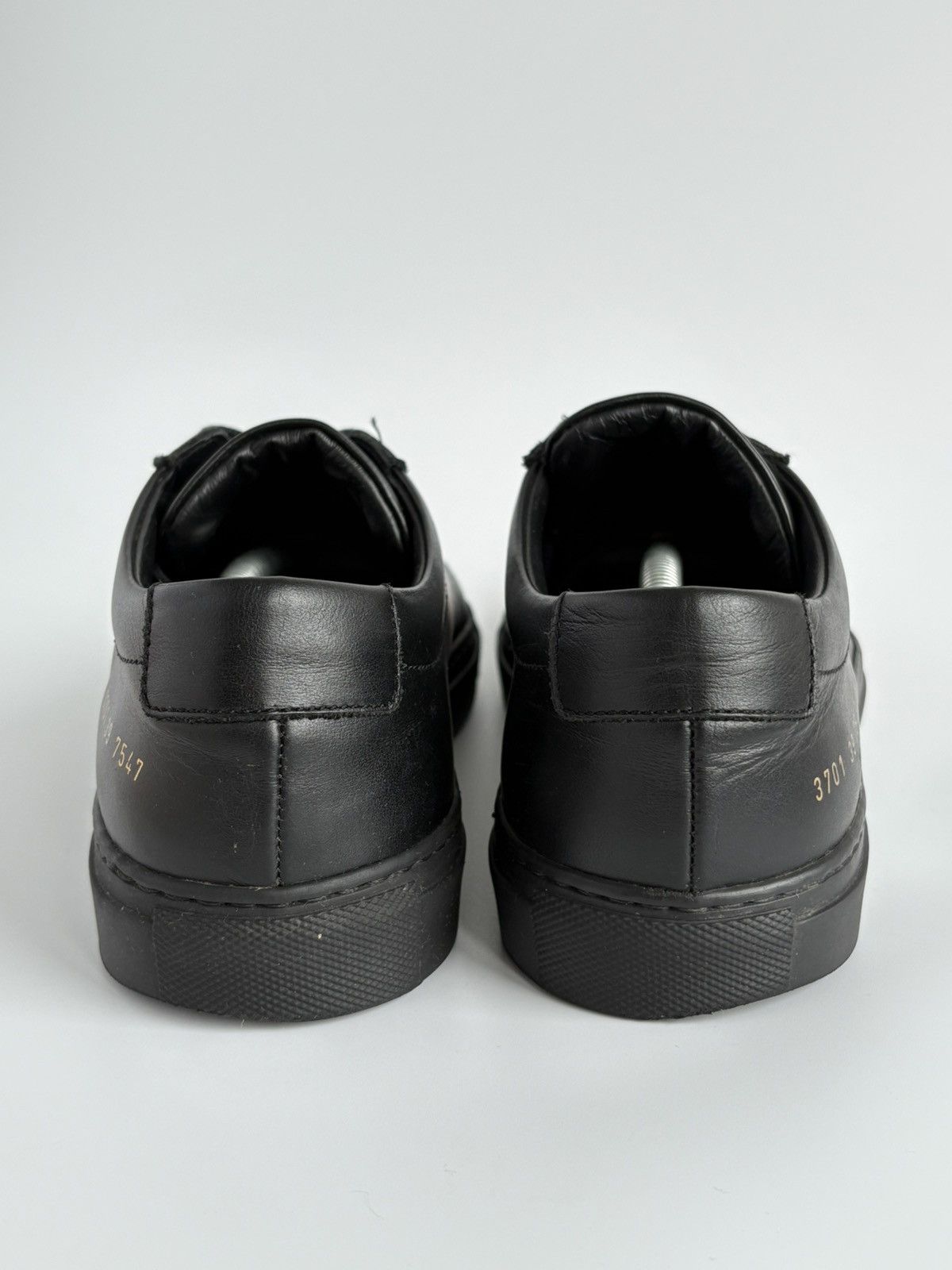 Common Projects Common Projects Achilles Low Sneakers Black Leather 39 US 9 Size US 9 / IT 39 - 6 Thumbnail