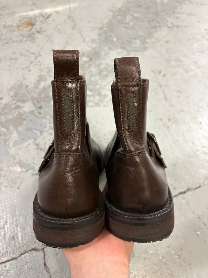 Dolce & Gabbana 2000s Dolce & Gabbana Brown Leather Ankle Boots Size US 9 / EU 42 - 6 Thumbnail