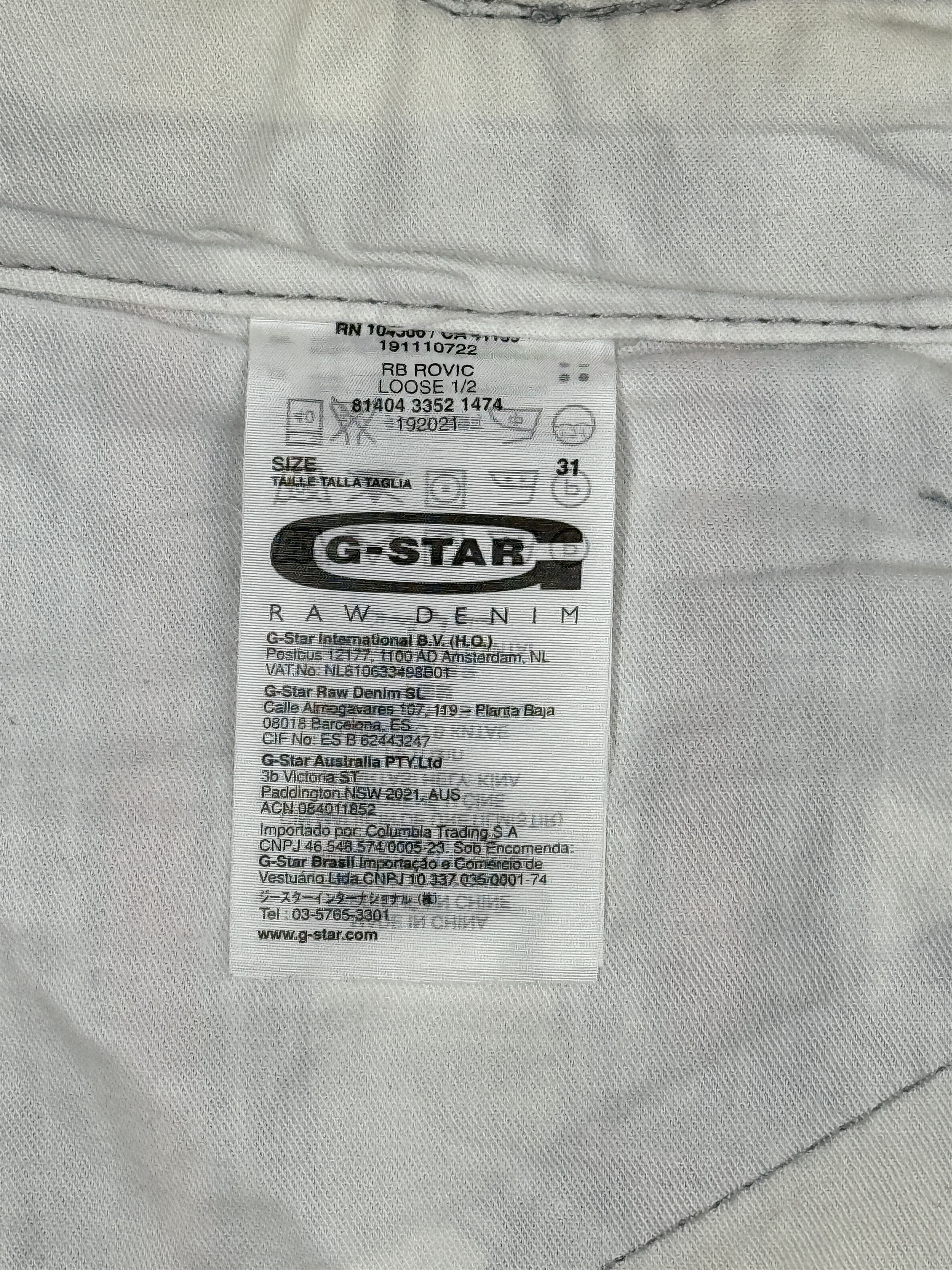 G-Star G-Star Raw Cargo Shorts Multicolor Check Size US 31 - 14 Thumbnail