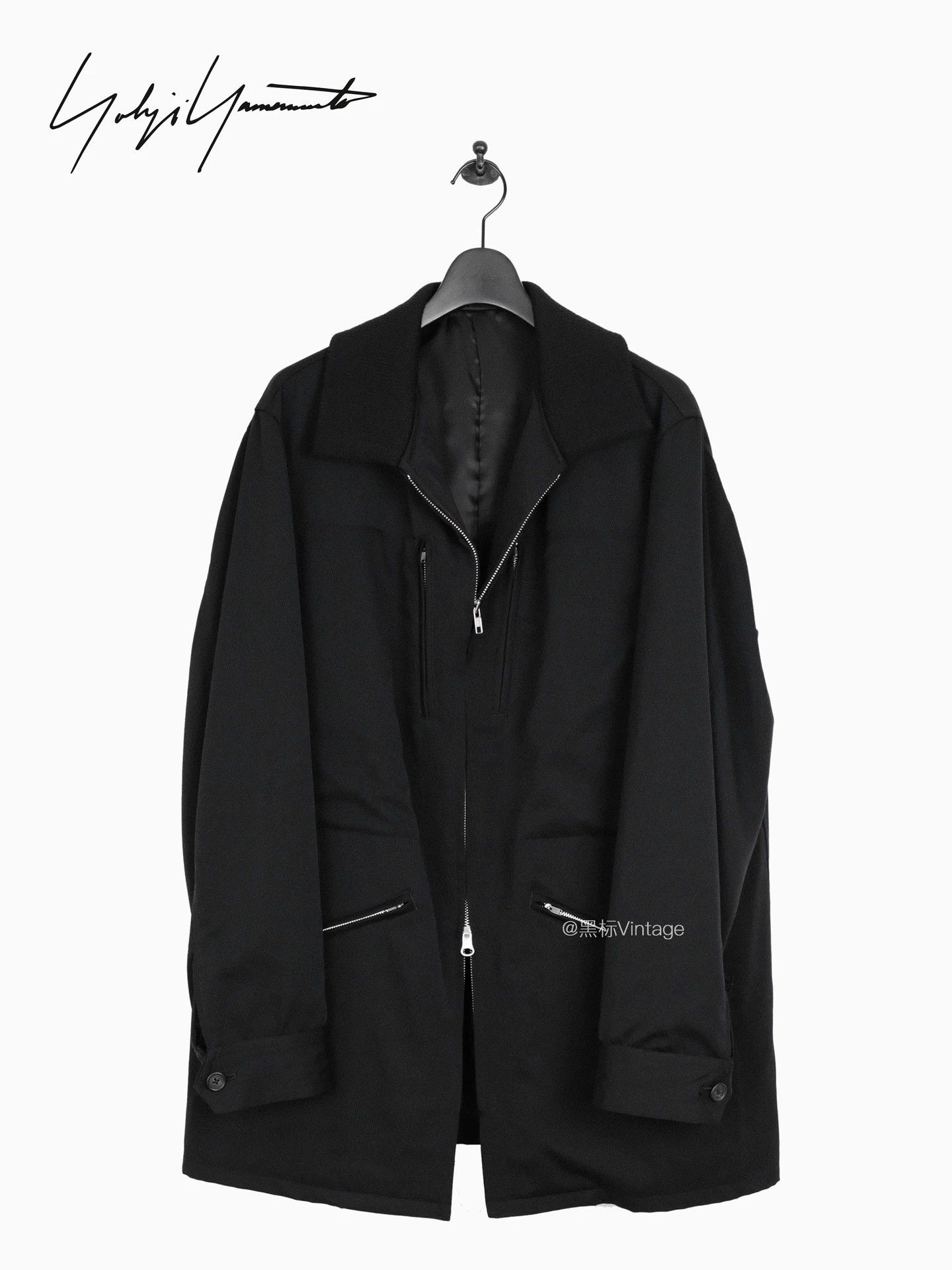 Yohji Yamamoto Yohji Yamamoto Y's 95AW Rokumeikan Silhouette Zip Jacket Size US M / EU 48-50 / 2 - 1 Thumbnail