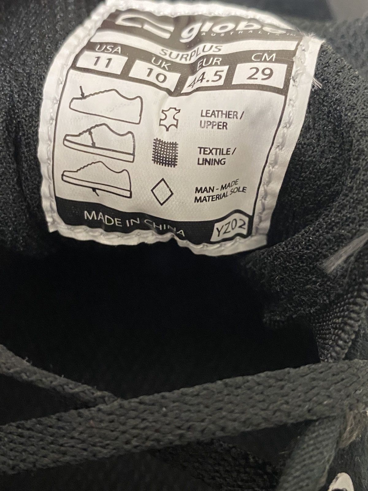 Globe Globe Skate Shoes Surplus All Black Sneakers Y2K Size US 11 / EU 44 - 11 Thumbnail