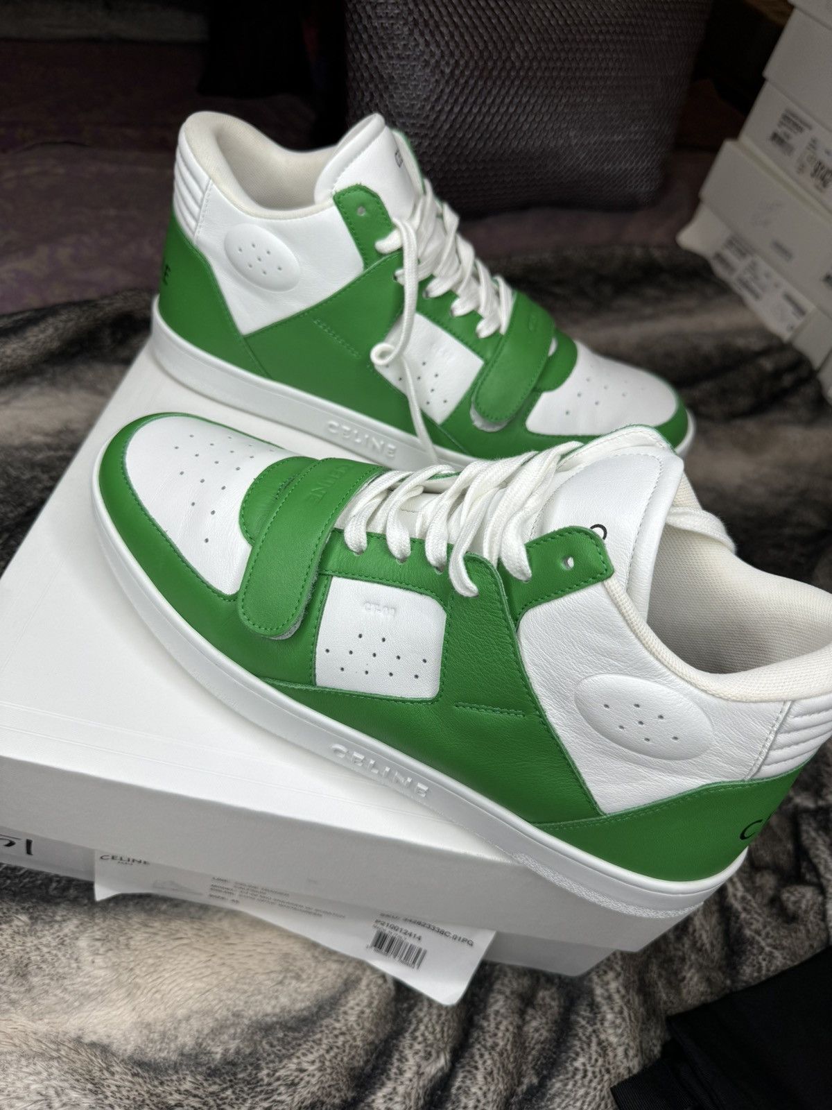 Celine Celine Paris Trainer Calfskin Size US 12 / EU 45 - 14 Thumbnail