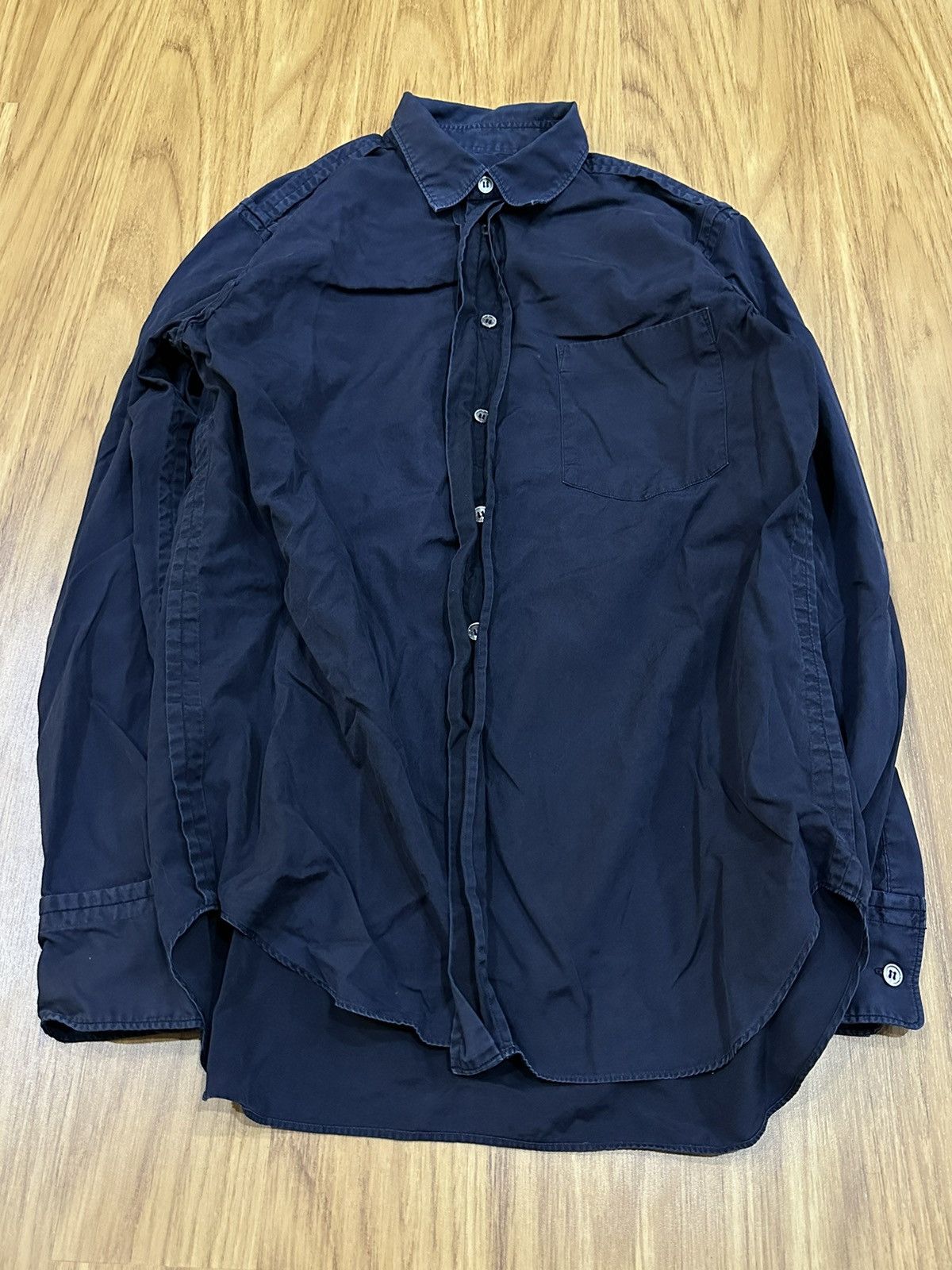 Comme des Garcons AW99 Comme Des Garcons Homme Plus Evergreen Ruffle Shirt Size US S / EU 44-46 / 1 - 3 Thumbnail