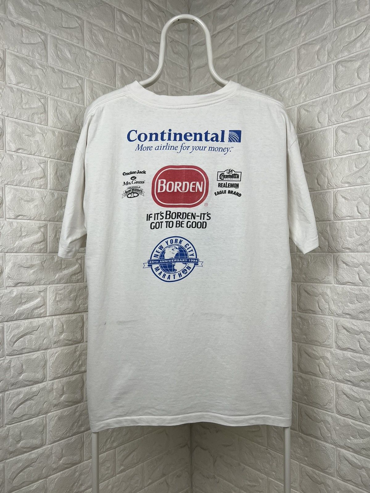 Vintage NYRRC International Breakfast Run 1994 Tee Size US XL / EU 56 / 4 - 5 Thumbnail