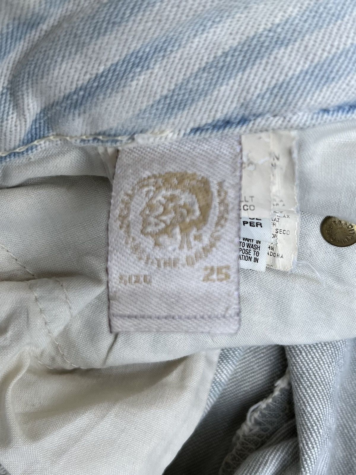 Diesel DIESEL Striped Flare Jeans Y2K Aesthetic W26 Size 26" / US 2 / IT 38 - 24 Thumbnail