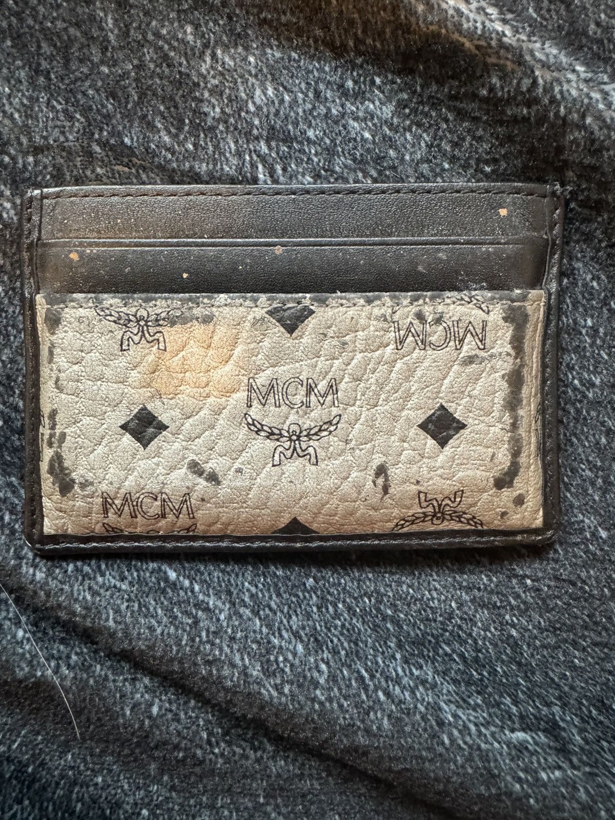 MCM Silver MCM card holder Size ONE SIZE - 2 Thumbnail