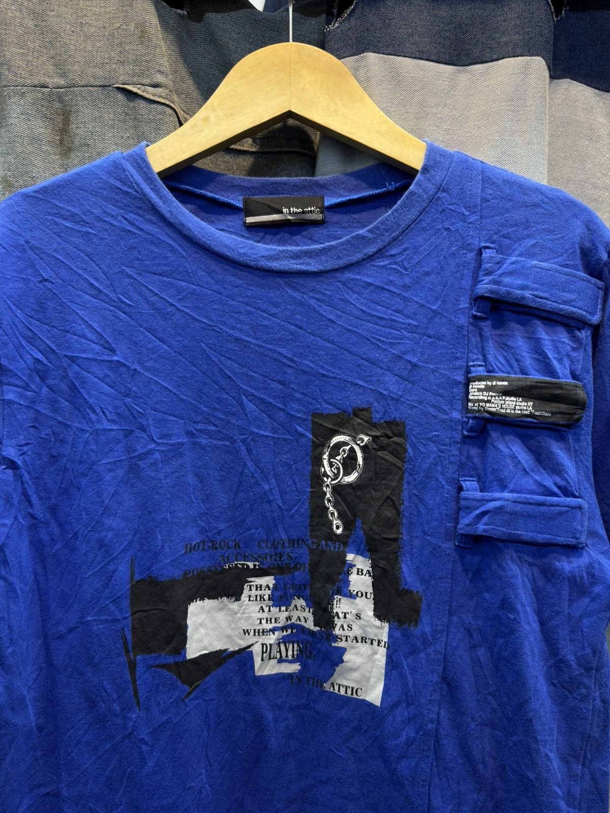 If Six Was Nine × Japanese Brand × Le Grande Bleu (L.G.B.) Archived Intheattic Poem Tees Size US M / EU 48-50 / 2 - 2 Thumbnail