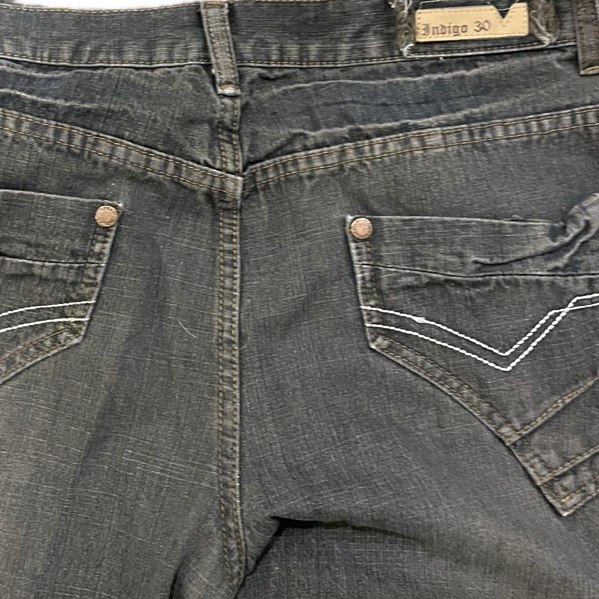 Designer × Hysteric Glamour embroidered straight leg dark wash archive style jeans Size US 40 / EU 56 - 3 Thumbnail