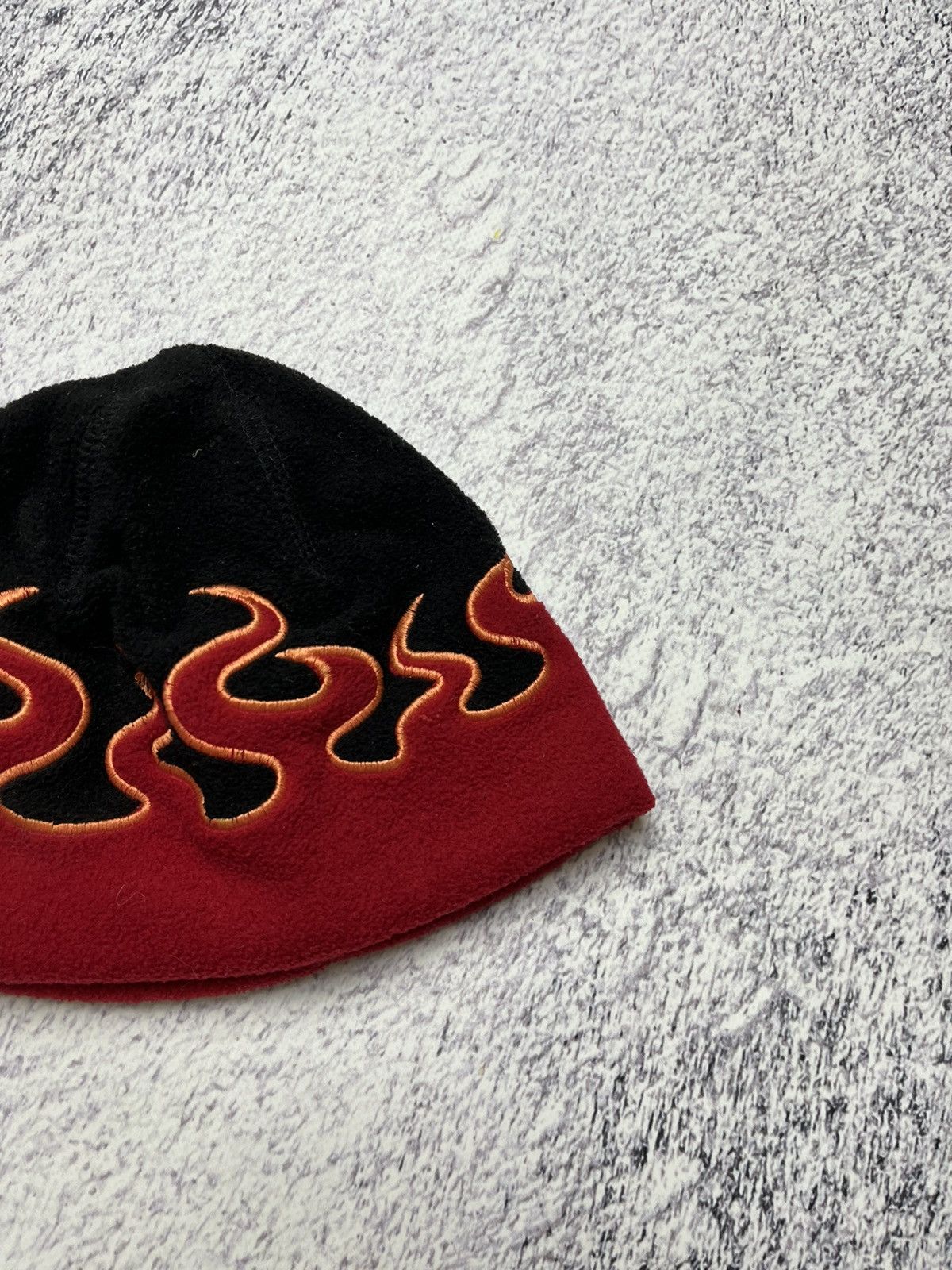 Japanese Brand 🔥FlameFire Fleece Hat Y2K Hellfire Skate Sk8 Beanie Knitted Size ONE SIZE - 3 Thumbnail
