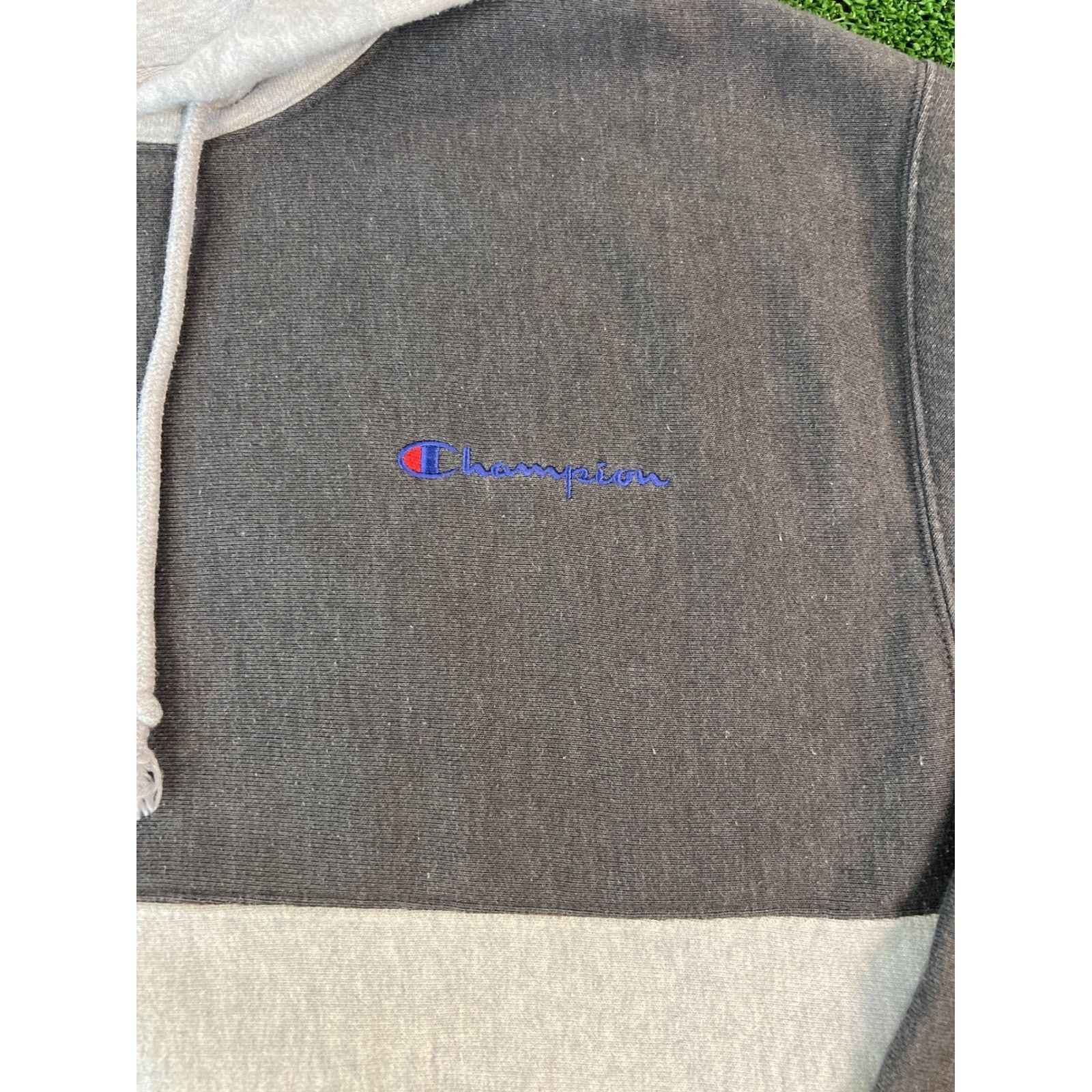 Champion Champion Reverse Weave Hoodie Mens LG Colorblock Patchwork Size US L / EU 52-54 / 3 - 3 Thumbnail