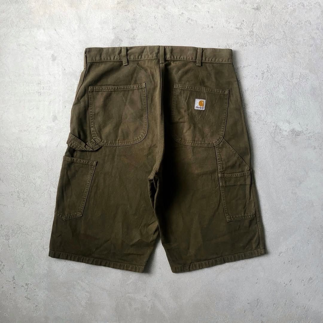 Carhartt × Vintage Vintage Jorts Carhartt Carpenterpants Size US 32 / EU 48 - 1 Thumbnail