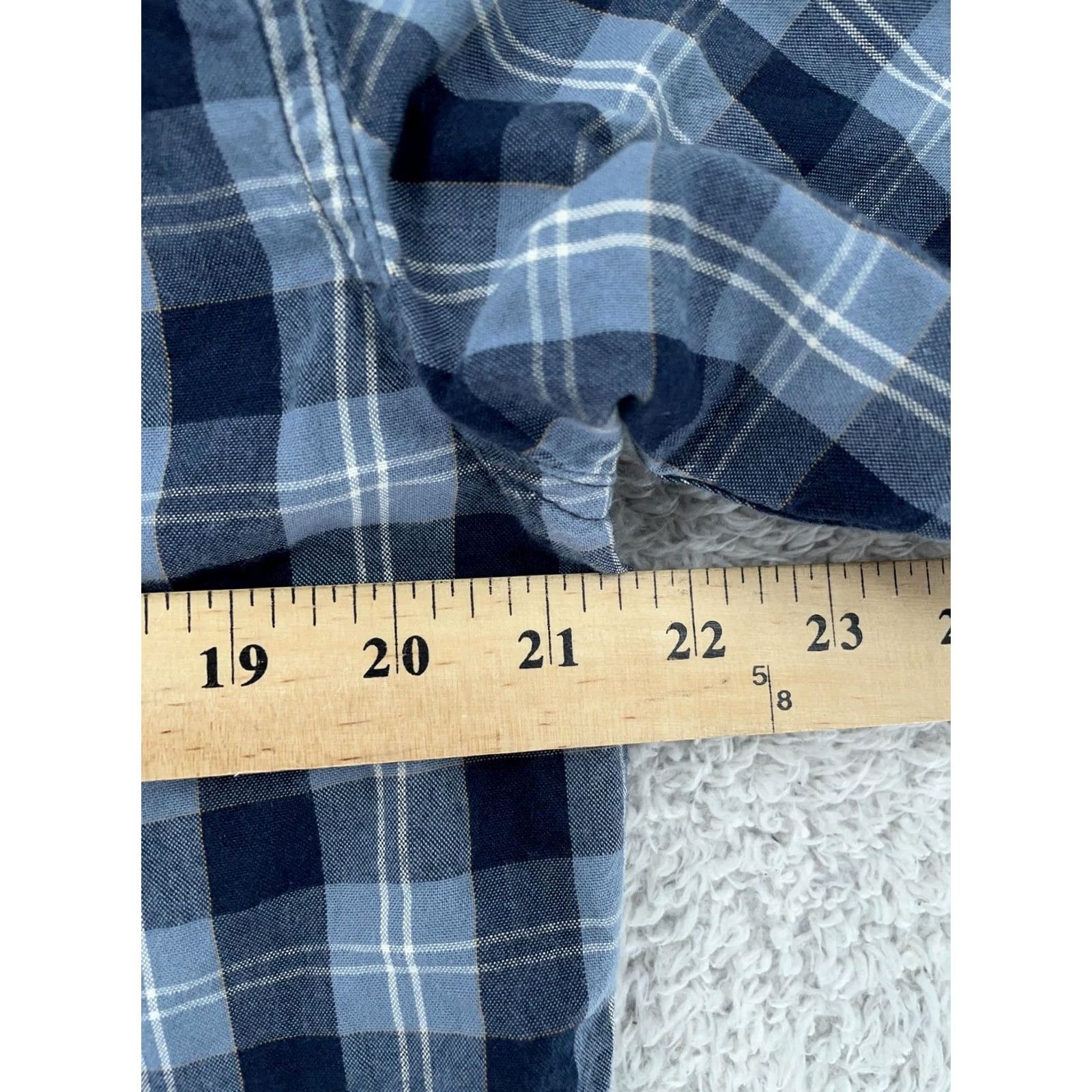 Carhartt Carhartt Shirt Mens Medium Blue Plaid Relaxed Fit Short Sleeve Button Down Work Size US M / EU 48-50 / 2 - 5 Thumbnail