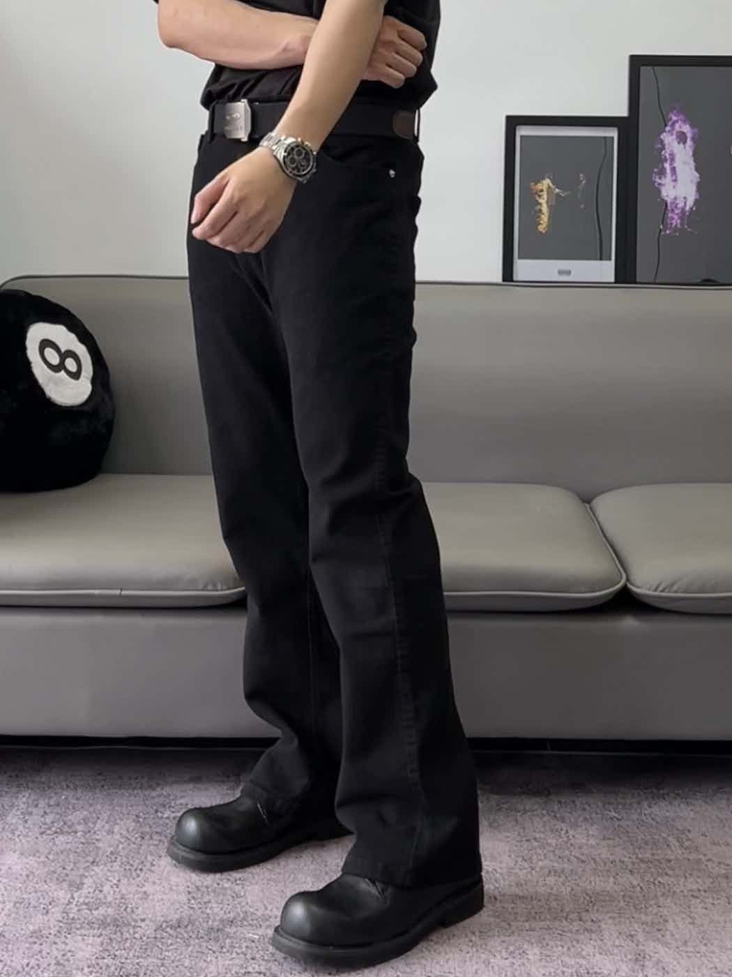 custom retro flared bootcut yuppie pants