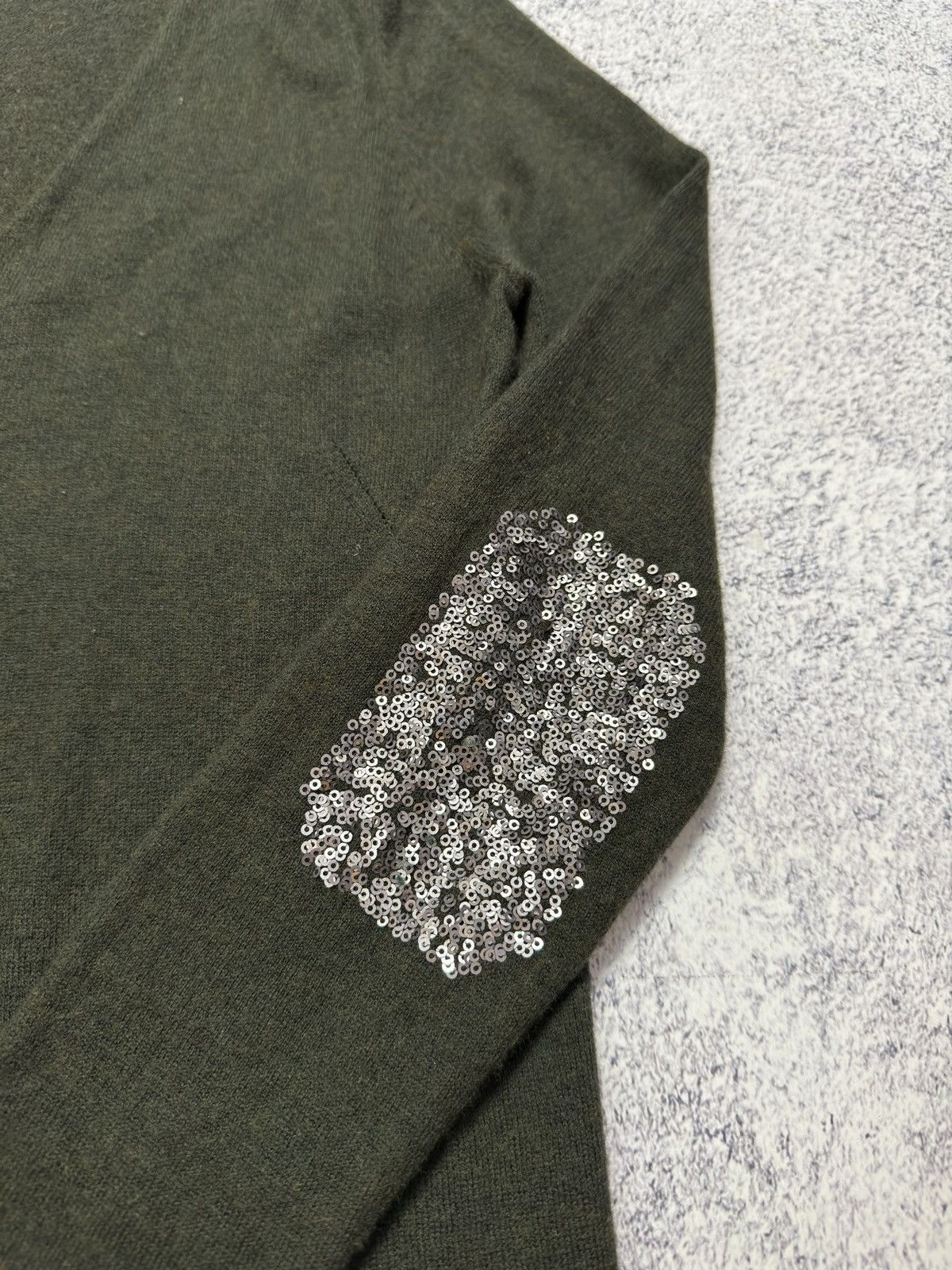 Zadig & Voltaire Zadig & Voltaire Nosfa Patch Cashmere Blend V-Neck Sweater Size M / US 6-8 / IT 42-44 - 6 Thumbnail