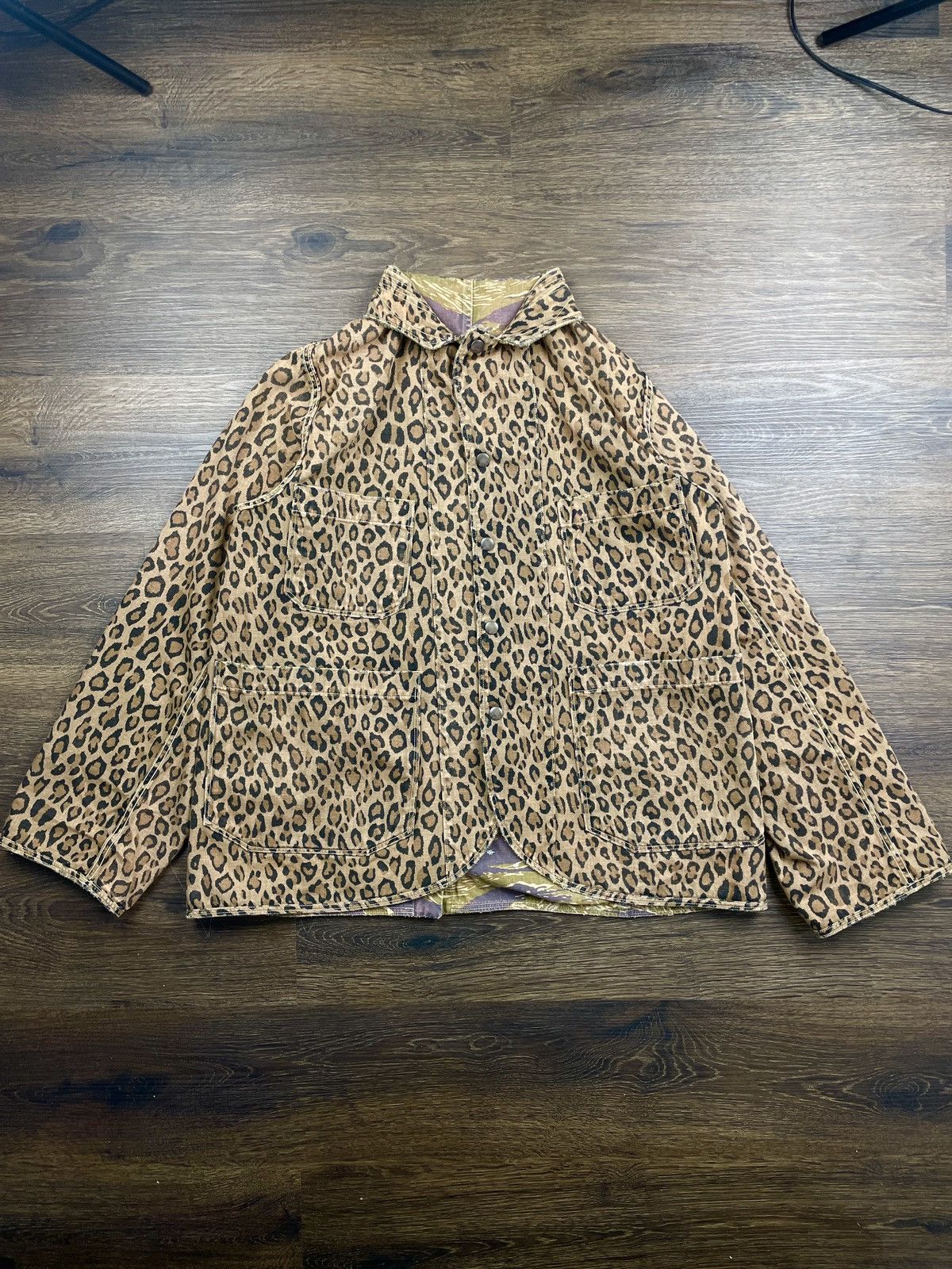 Kapital Reversible Tiger Stripe & Leopard Camo Jacket Size US L / EU 52-54 / 3 - 5 Thumbnail