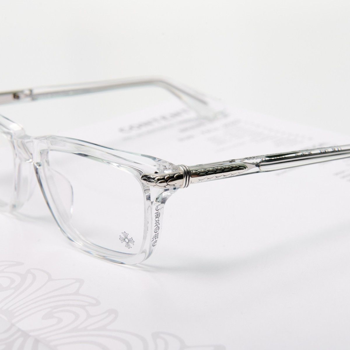 Chrome Hearts CHROME HEARTS LITTLE DINGER CRYSTAL GLASSES Size ONE SIZE - 3 Thumbnail