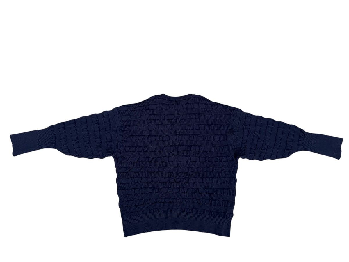CFCL CFCL Made in Japan Navy Blue Facade Knitwear Sweater Size US L / EU 52-54 / 3 - 14 Thumbnail