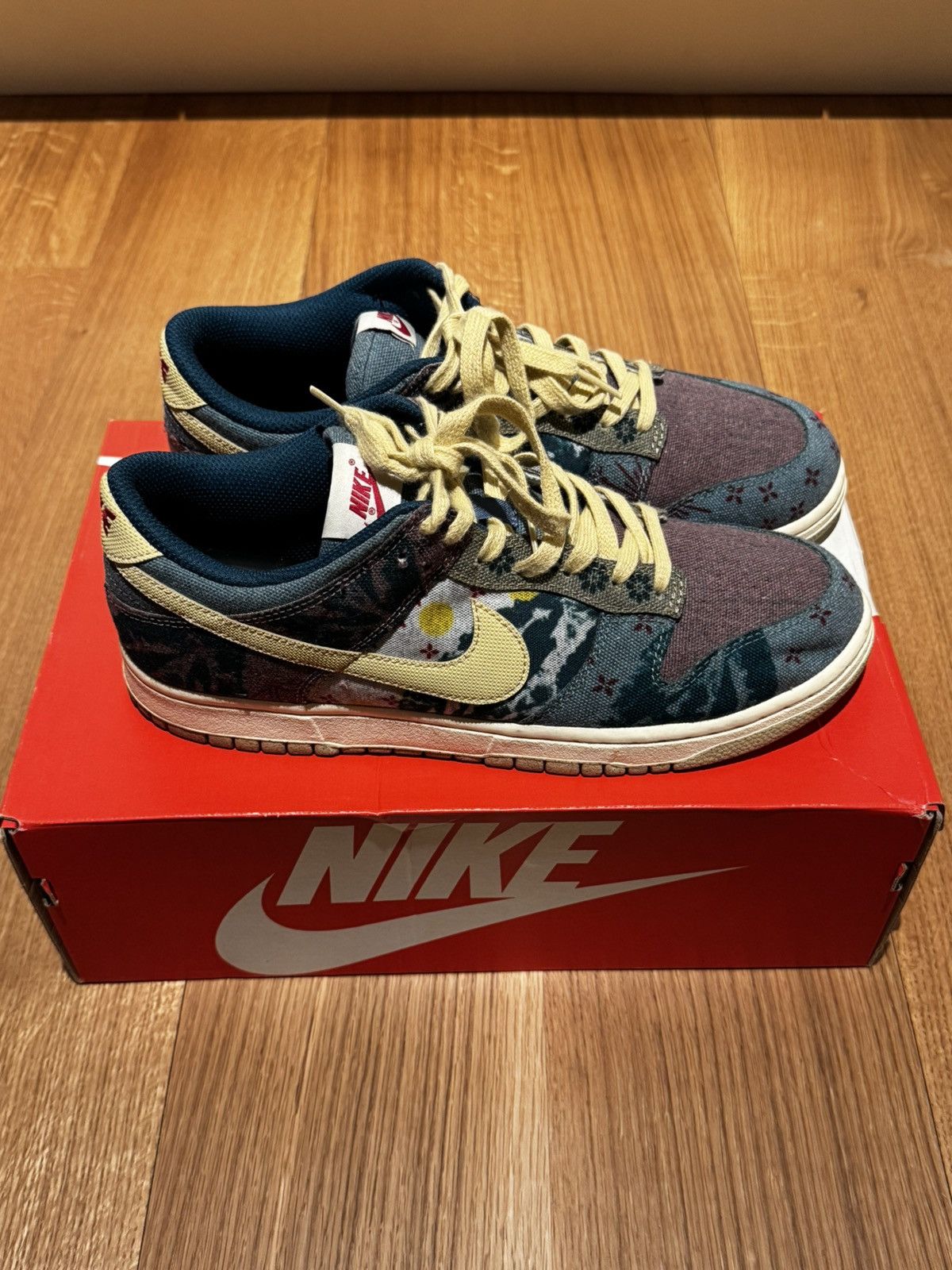 Nike Nike Dunk Low ‘Community Garden’ Size US 9.5 / EU 42-43 - 6 Thumbnail