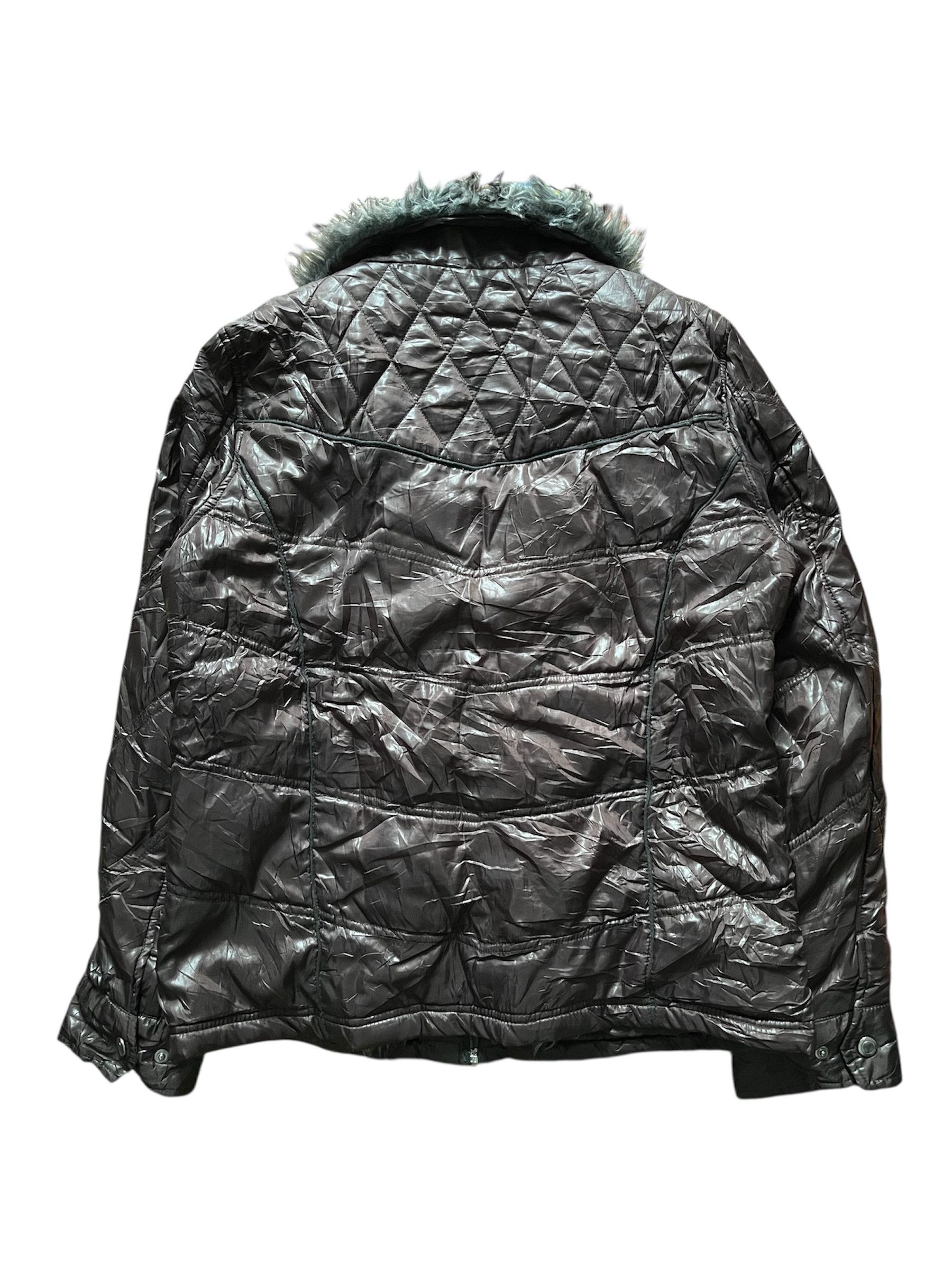 Spinash Spinach faux fur vkei punk puffer jacket Size US M / EU 48-50 / 2 - 2 Thumbnail