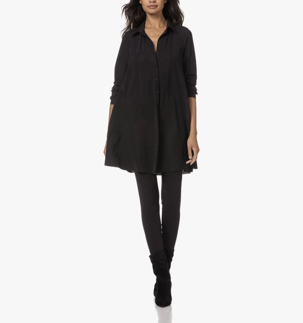 Japanese Brand Japan TKY Emi Travel Jersey A-Line Blouse Tunic Black XS Size XS / US 0-2 / IT 36-38 - 1 Thumbnail