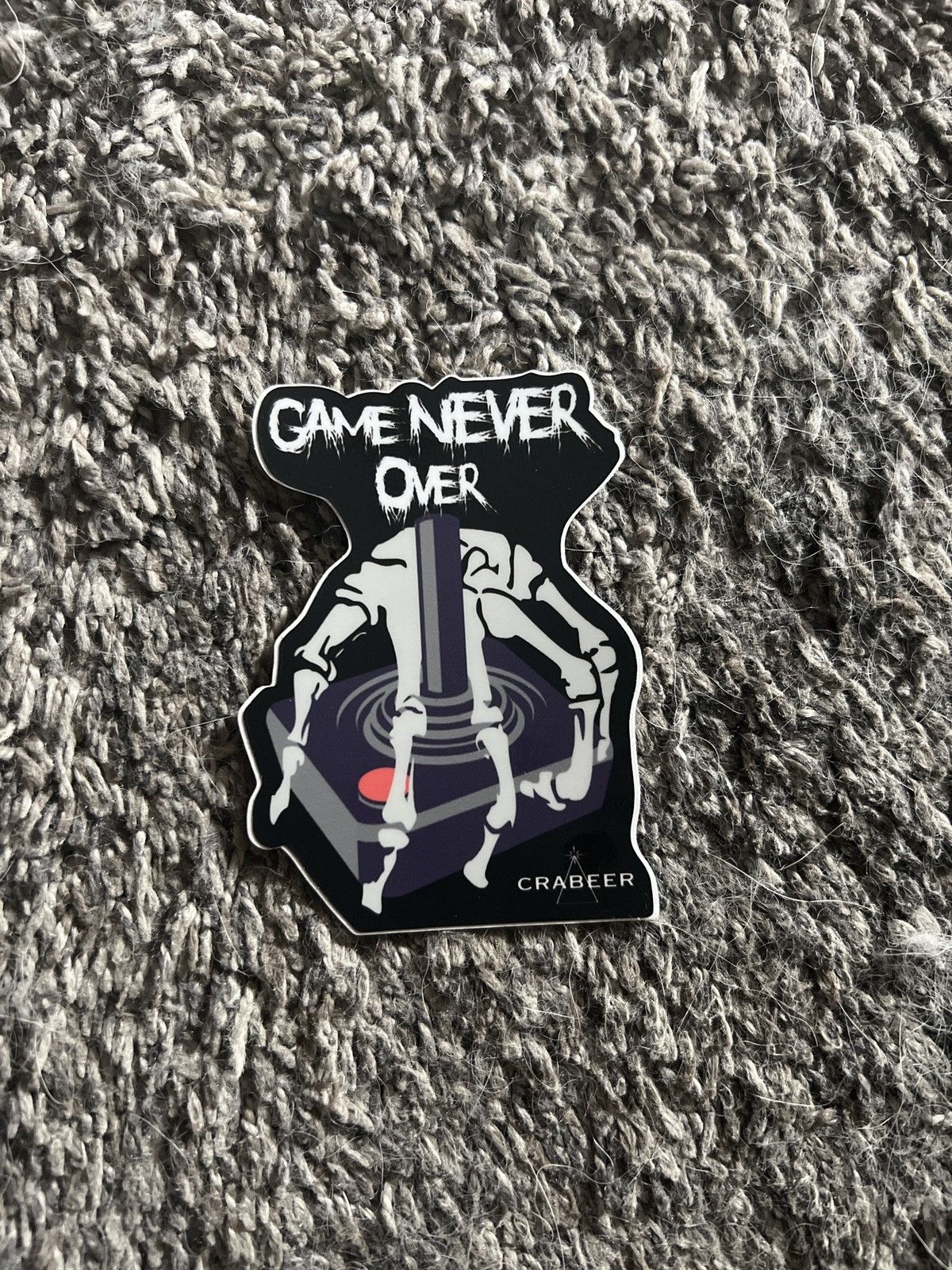 Hypebeast × Vintage Crabeer Game Never Over Sticker Size ONE SIZE - 1 Thumbnail