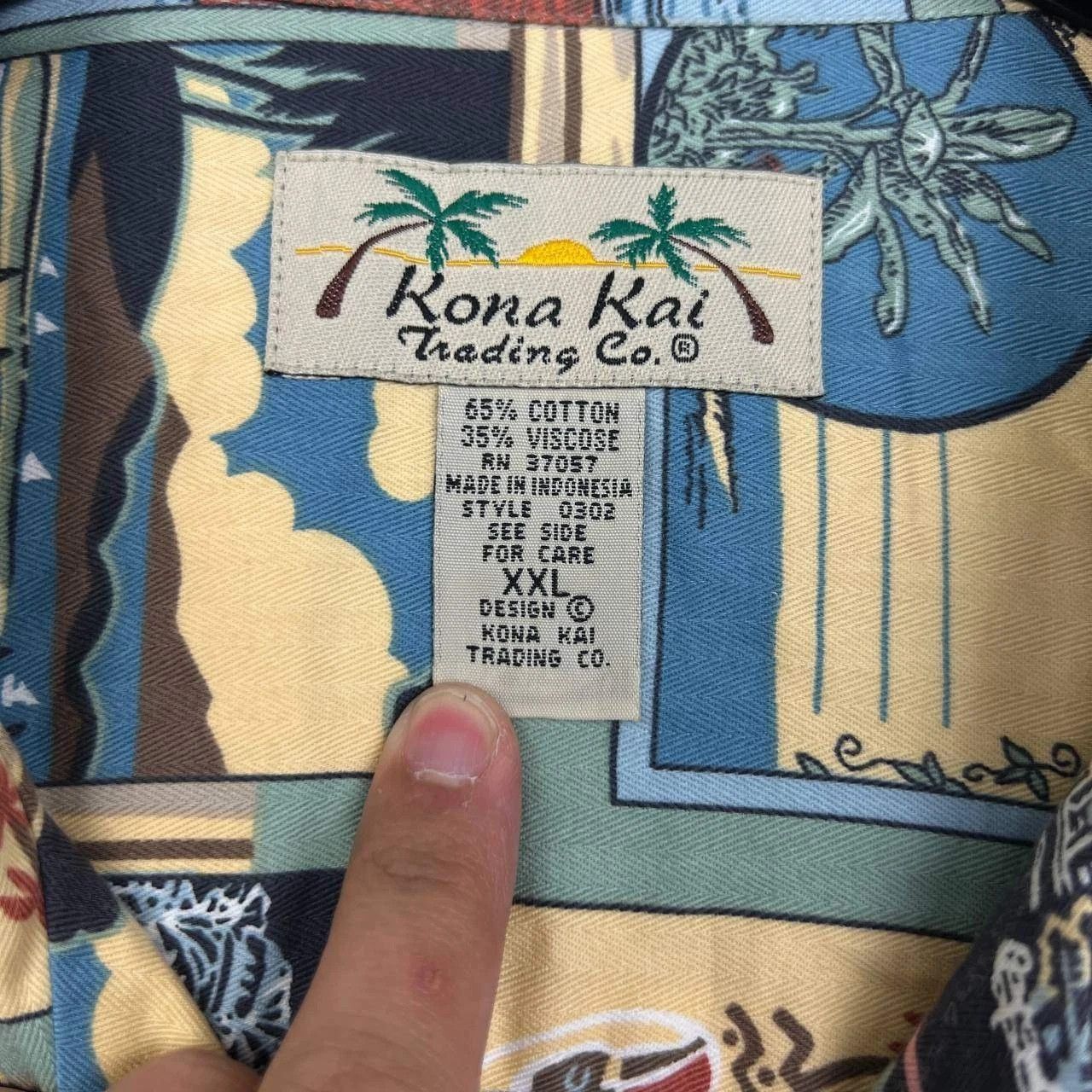 Other Kona Kai Trading Co. Shirt Hawaiian Button Up Collared 2XL Size US XXL / EU 58 / 5 - 7 Thumbnail
