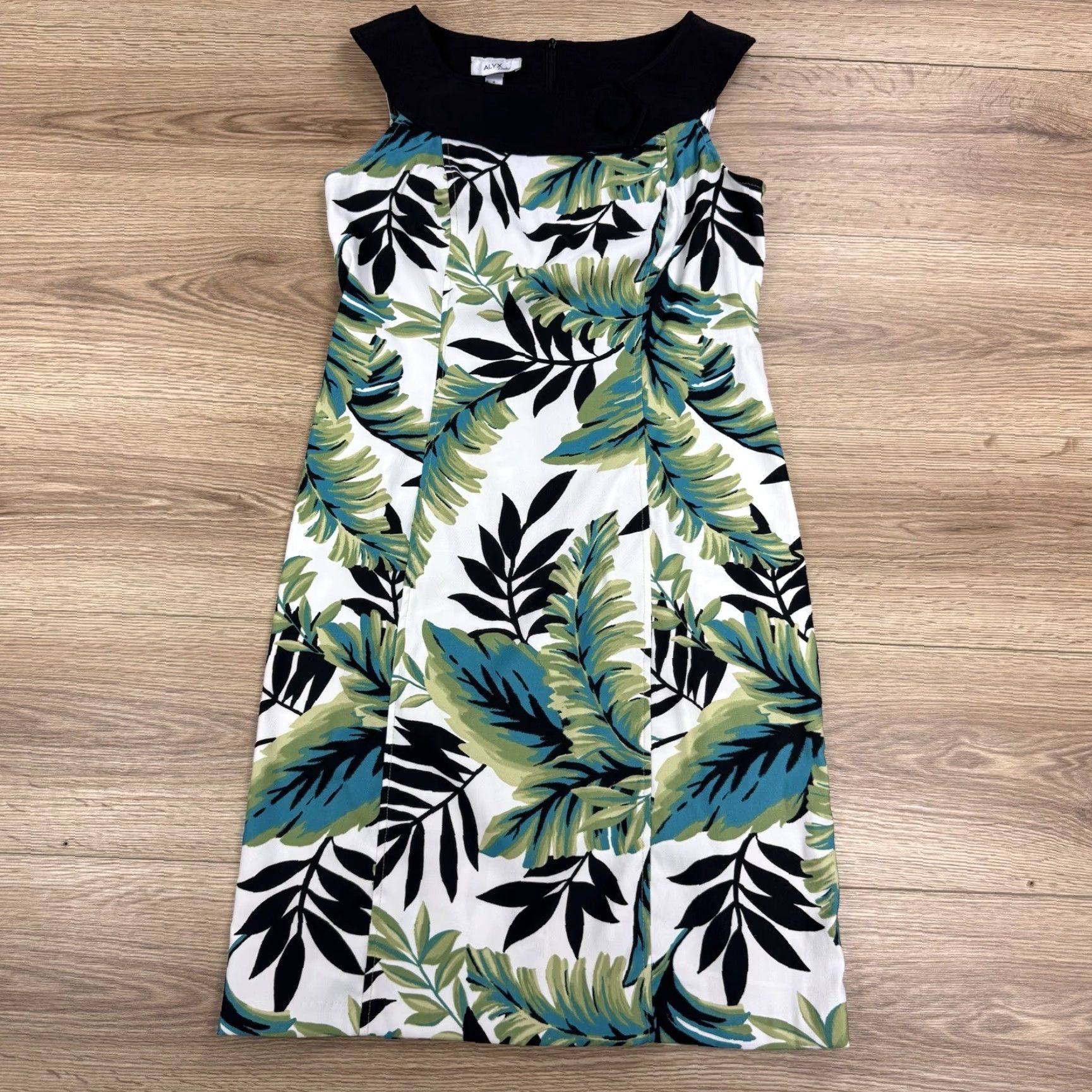 Alyx Alyx Floral Sleeveless Sheath Cocktail Dress Multicolor Knee Length 8 Women Party/Cocktail Size M / US 6-8 / IT 42-44 - 3 Thumbnail