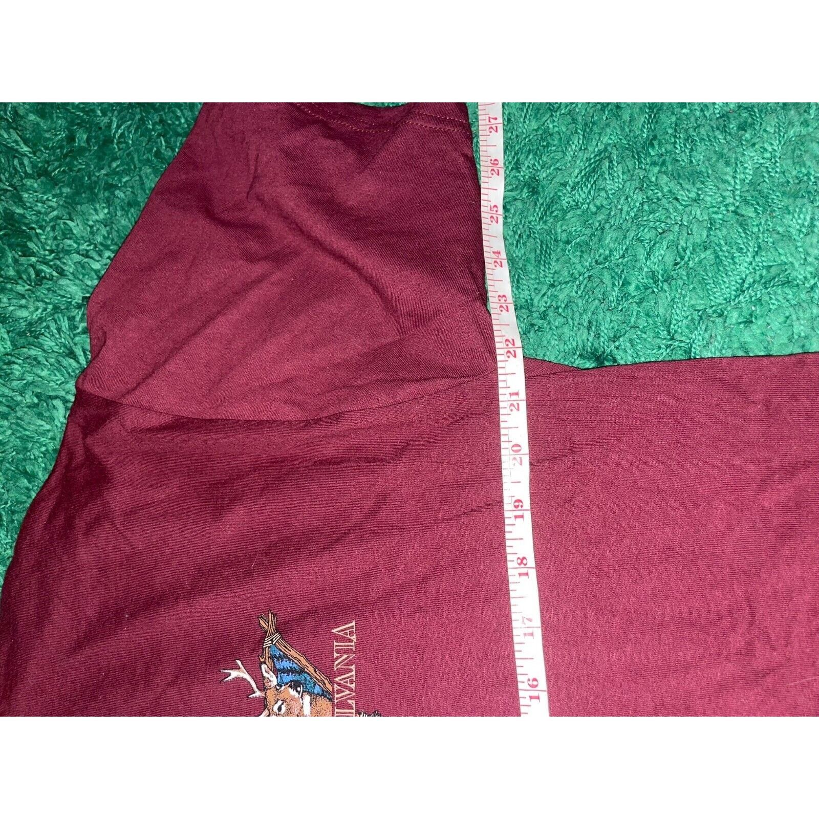 Jerzees Vintage Pennsylvania Shirt Red Deer Buck Tee VTG 90s 1998 L Size US L / EU 52-54 / 3 - 7 Thumbnail