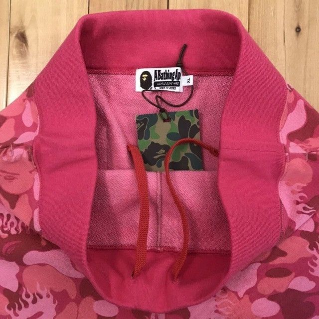 Bape BAPE Fire camo pink sweat shorts a bathing ape flame size XL Size US 36 / EU 52 - 6 Thumbnail